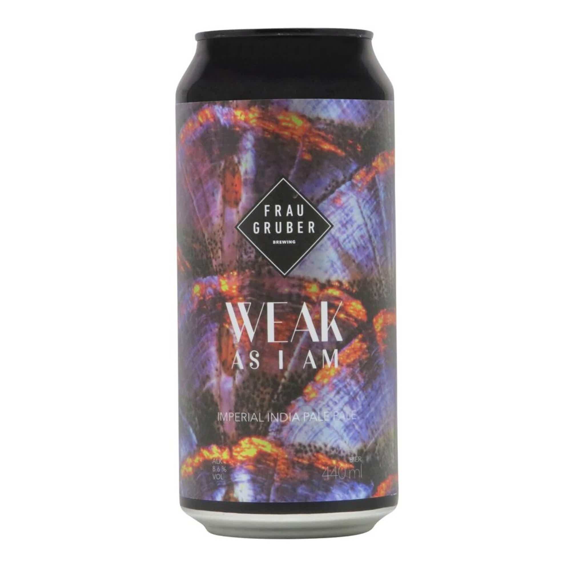 FrauGruber Weak As I Am DDH Hazy Imperial IPA 0,44l 8.6% 0.44L, Beer