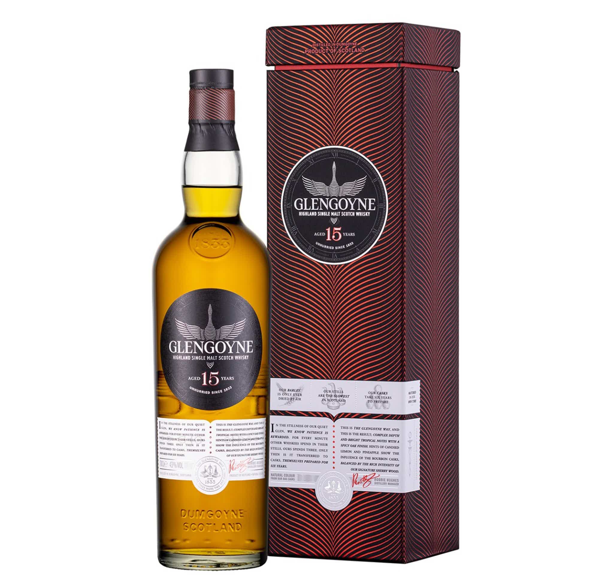 GLENGOYNE SINGLE MALT - 15YO 43.0% 0.7L, Spirits