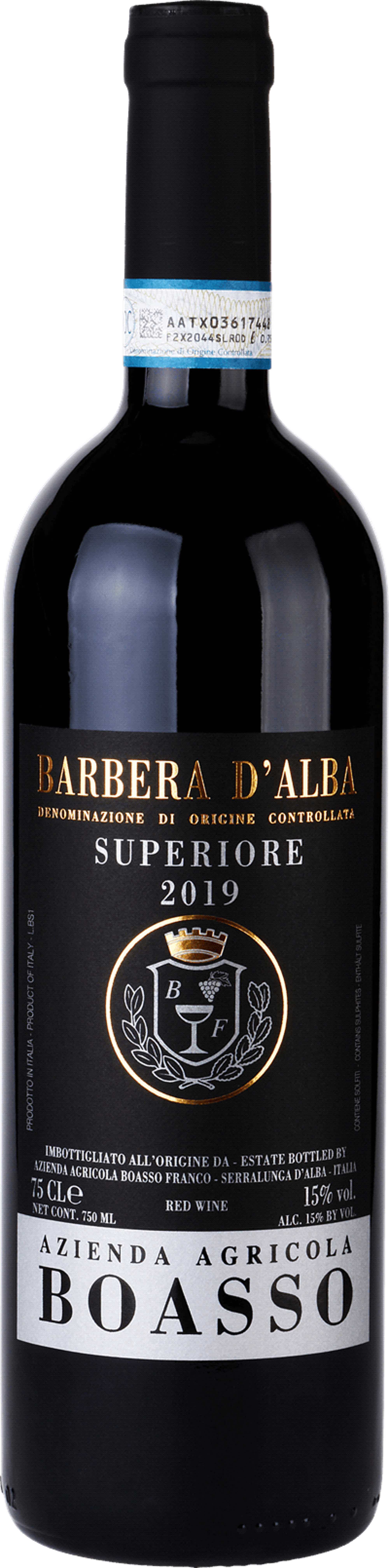 Boasso Franco Barbera D´Alba Superiore 14.0% 0.75L, Wine