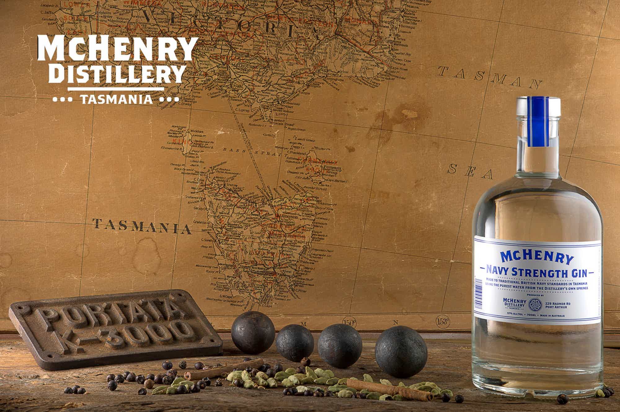 McHenry Distillery - Navy Strength Gin 57.0% 0.7L, Spirits