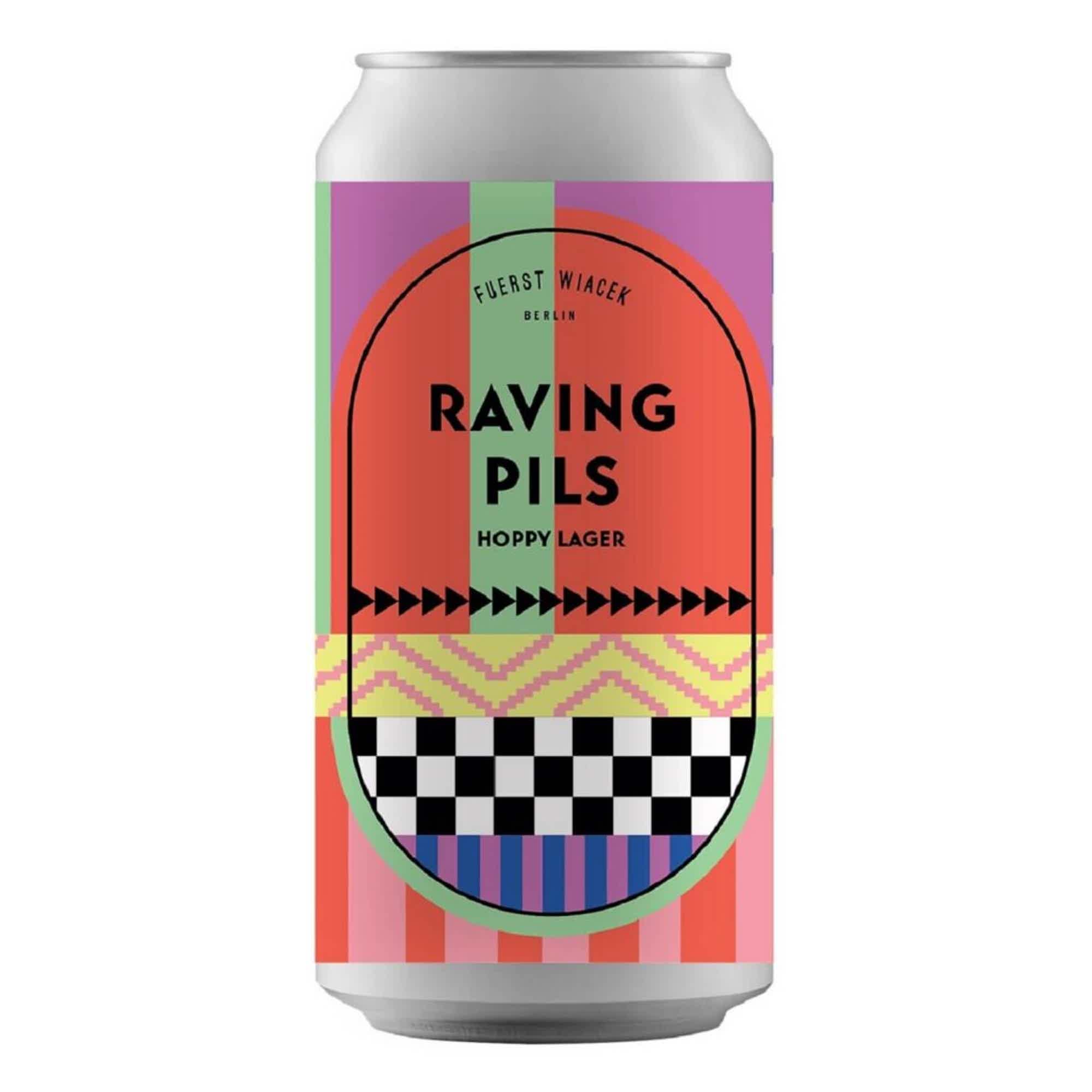 Fuerst Wiacek Raving Pils Hoppy Lager (New Batch 25) 0,44l 5.0% 0.44L, Beer