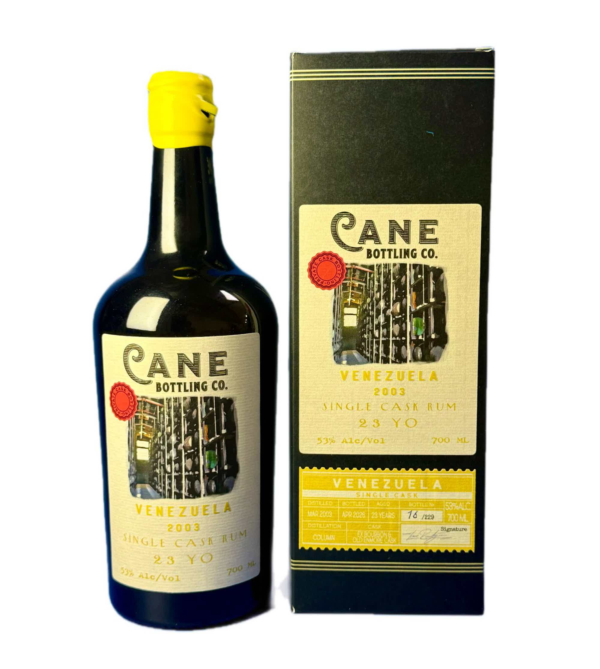 Cane Bottling Co. Venezuela 2003 53.0% 0.7L, Spirits