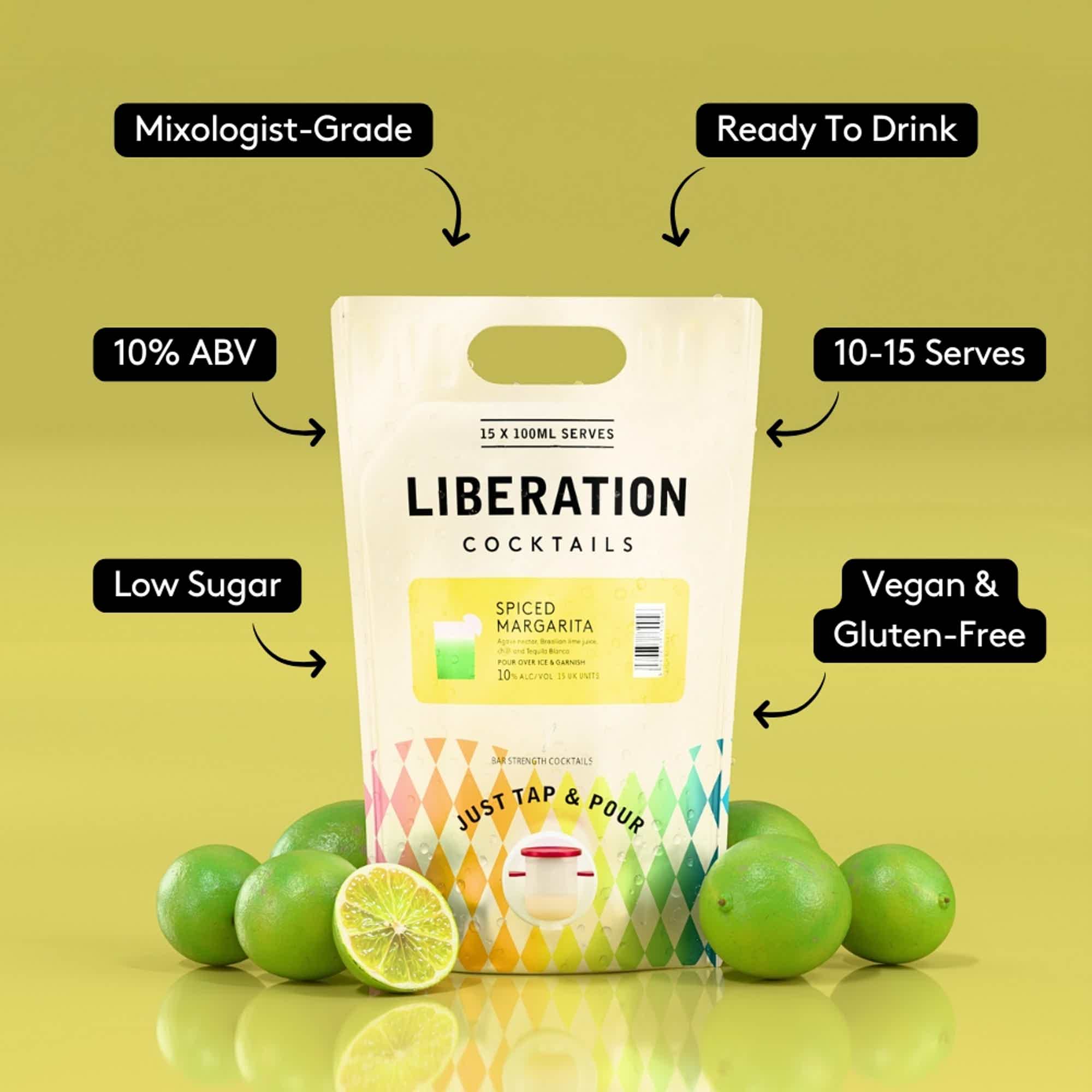 Spiced Margarita 1.5L Pouch 10.0% 1.5L, Spirits