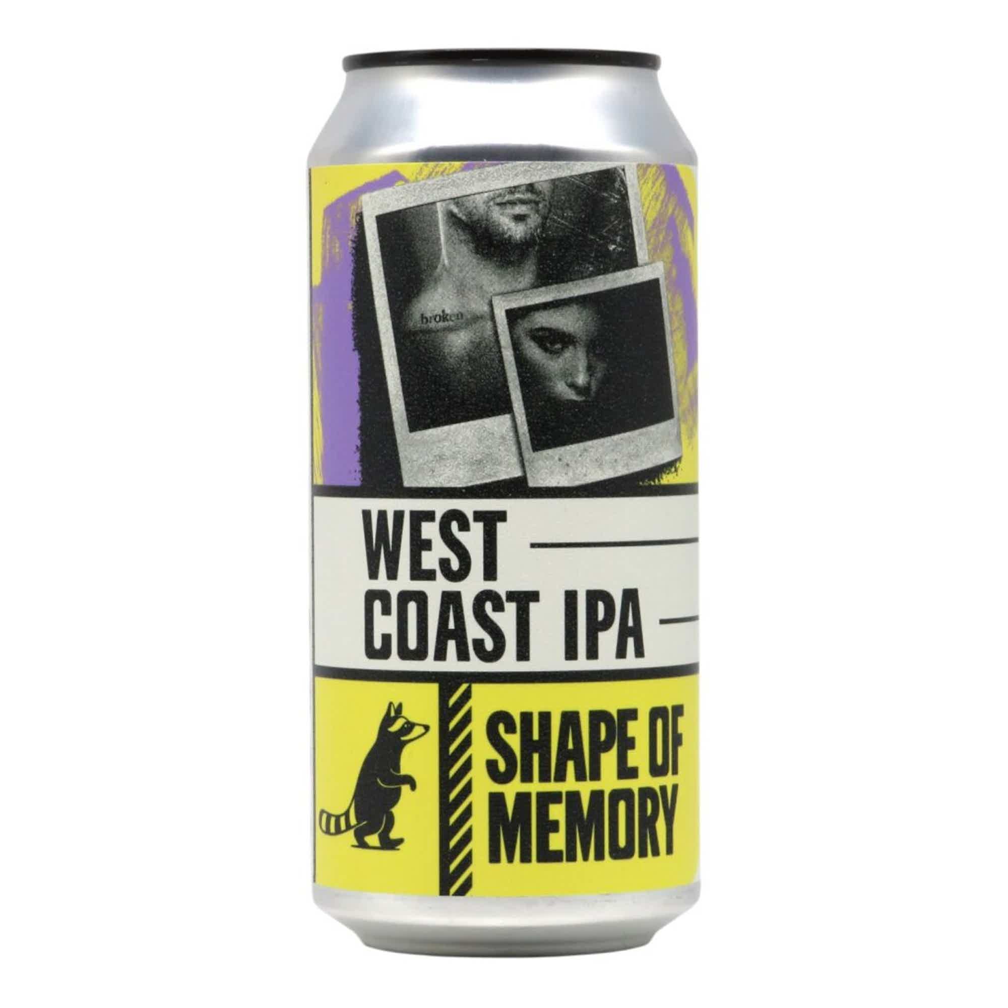 Wild Raccoon Shape Of Memory West Coast IPA 0,44l 6.6% 0.44L, Beer