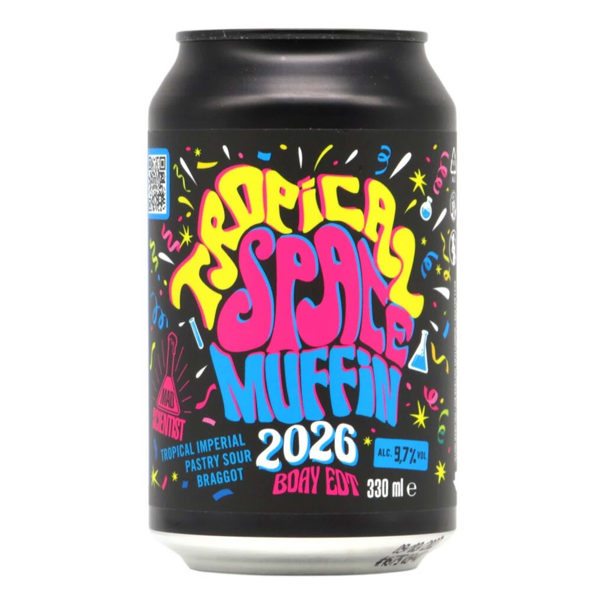 Mad Scientist Tropical Space Muffin 2026 BDAY EDT Imperial Pastry Sour 0,33l 9.7% 0.33L, Beer