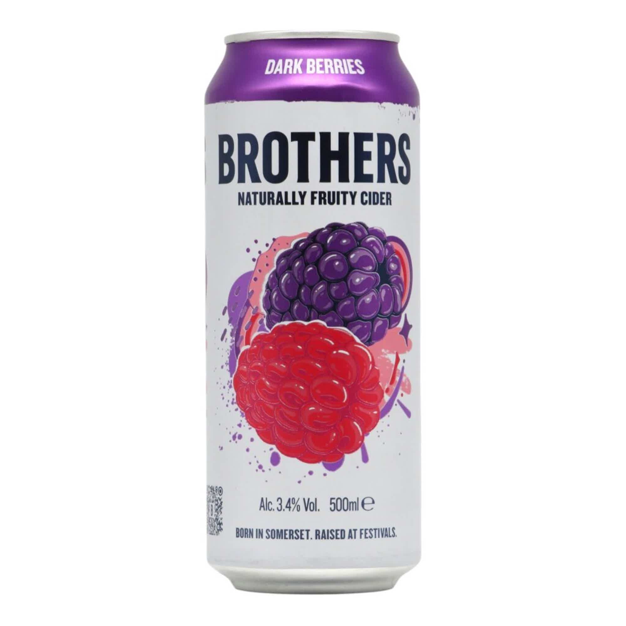 Brothers Cider Dark Berries Dose 0,5l 3.4% 0.5L, Beer