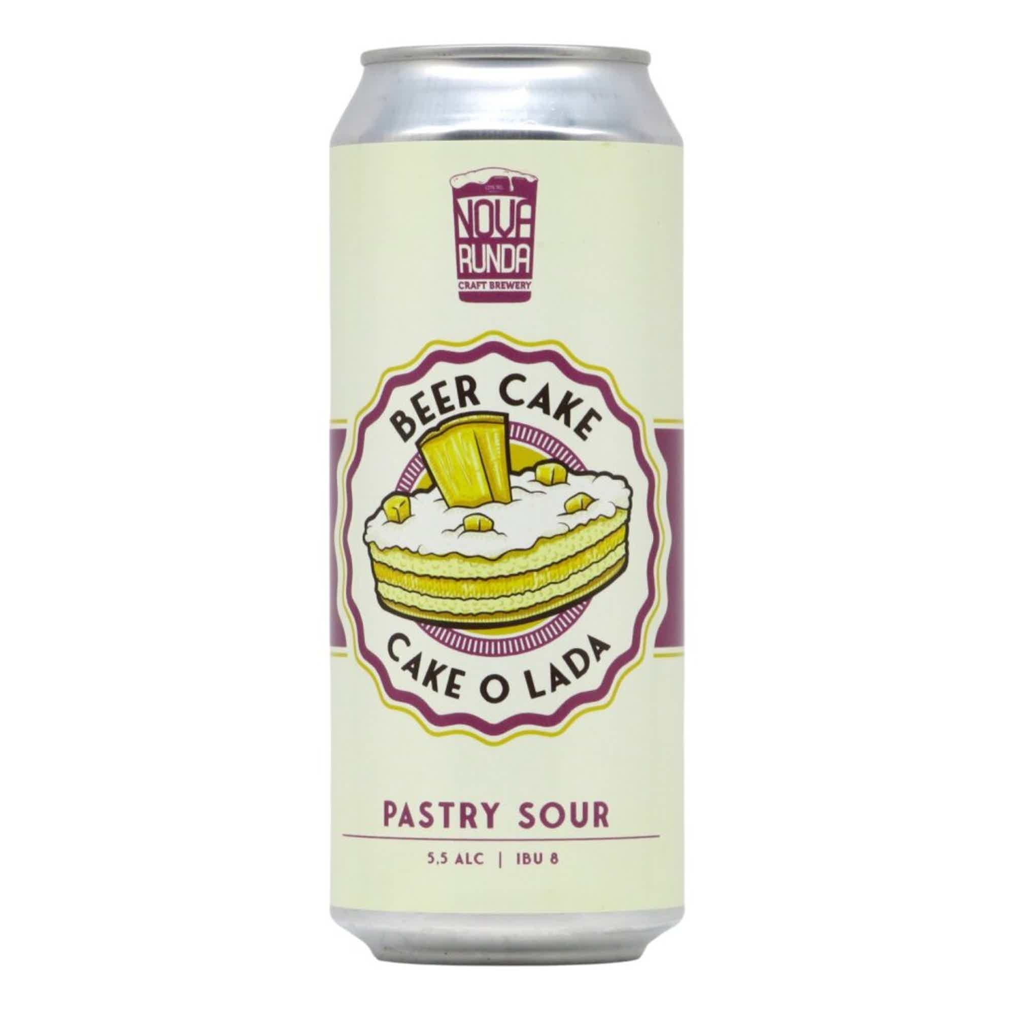Nova Runda Beer Cake - Cake O Lada Pastry Sour 0,5l 5.5% 0.5L, Beer