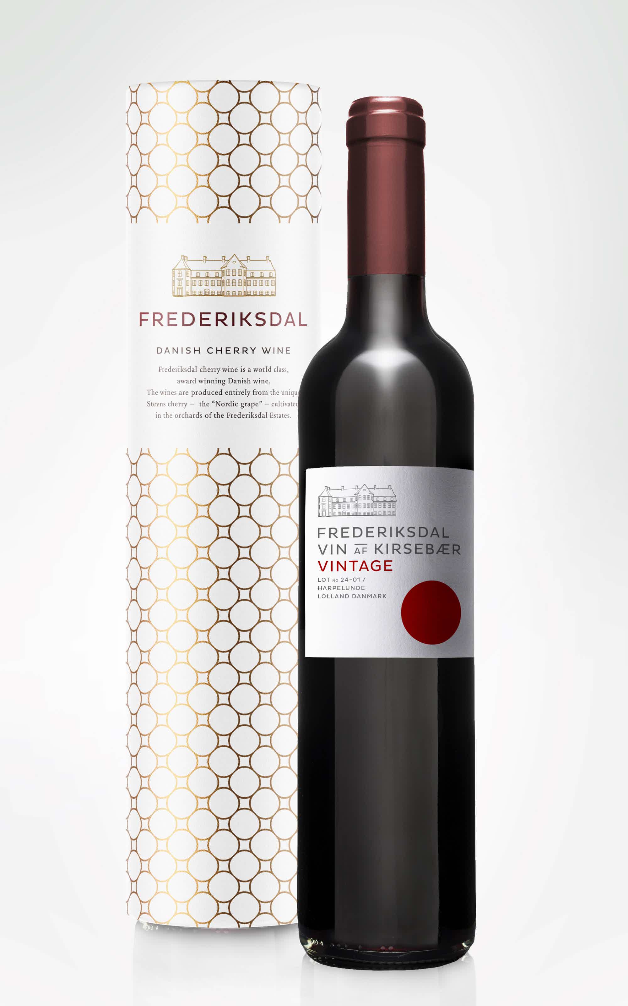 FREDERIKSDAL VINTAGE IN GIFT TUBE: Frederiksdal Vintage, Frederiksdal Eksklusive Geschenkröhre