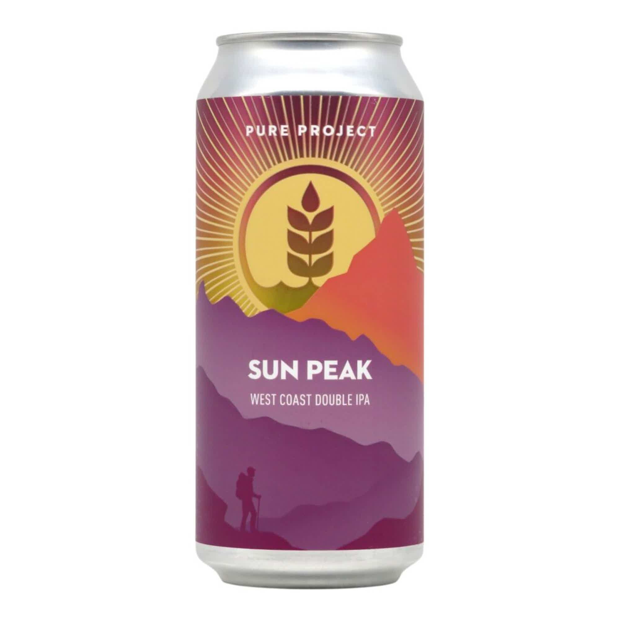 Pure Project Sun Peak Double West Coast IPA 0,473l 8.5% 0.473L, Beer