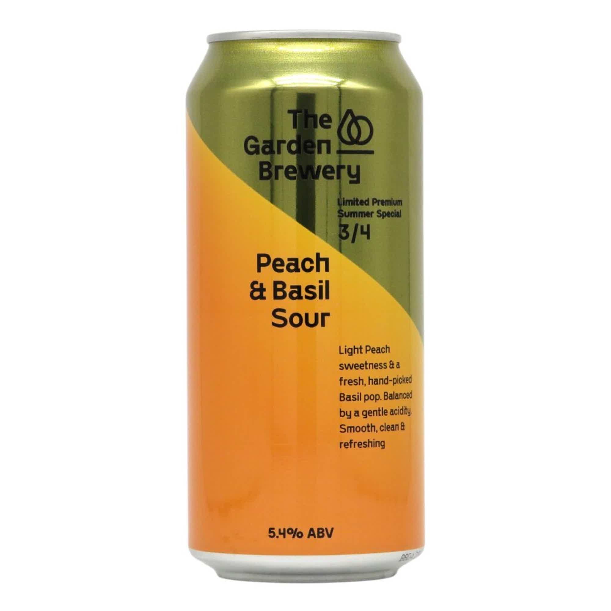 The Garden Brewery Peach & Basil Sour 0,44l 5.4% 0.44L, Beer
