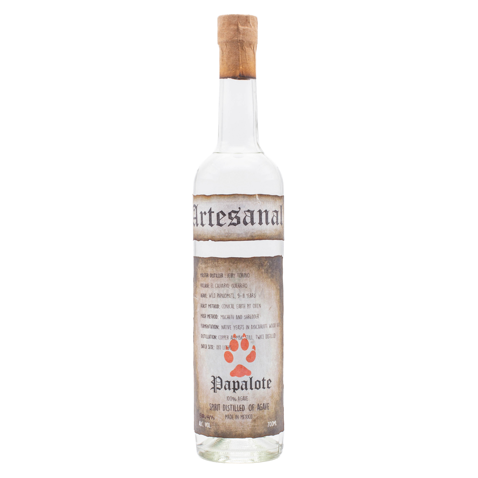 Artesanal Papalote Destilado de Agave Tradicional 50.4% 0.7L, Spirits