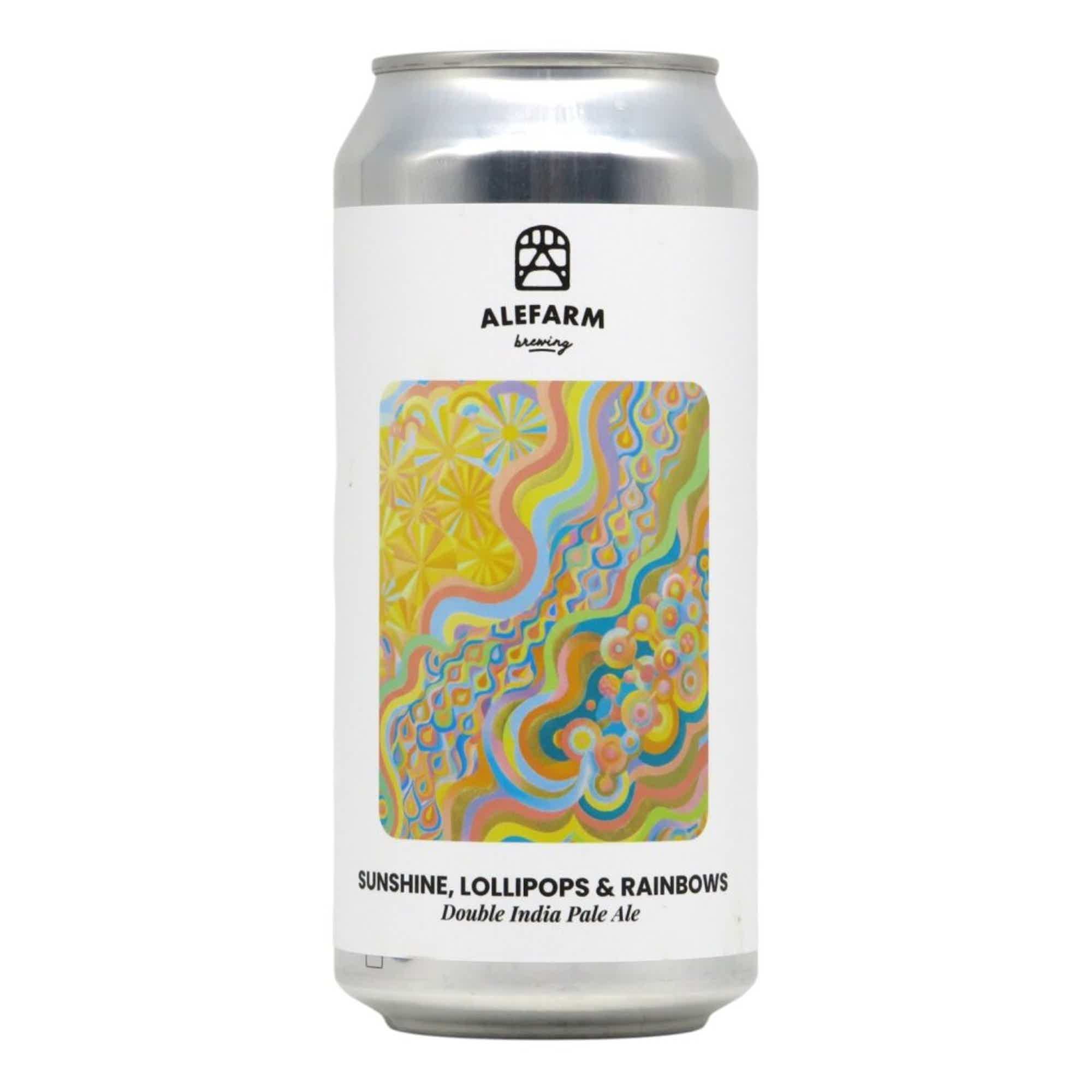 Alefarm Sunshine, Lollipops & Rainbows Hazy DIPA 0,44l 8.0% 0.44L, Beer