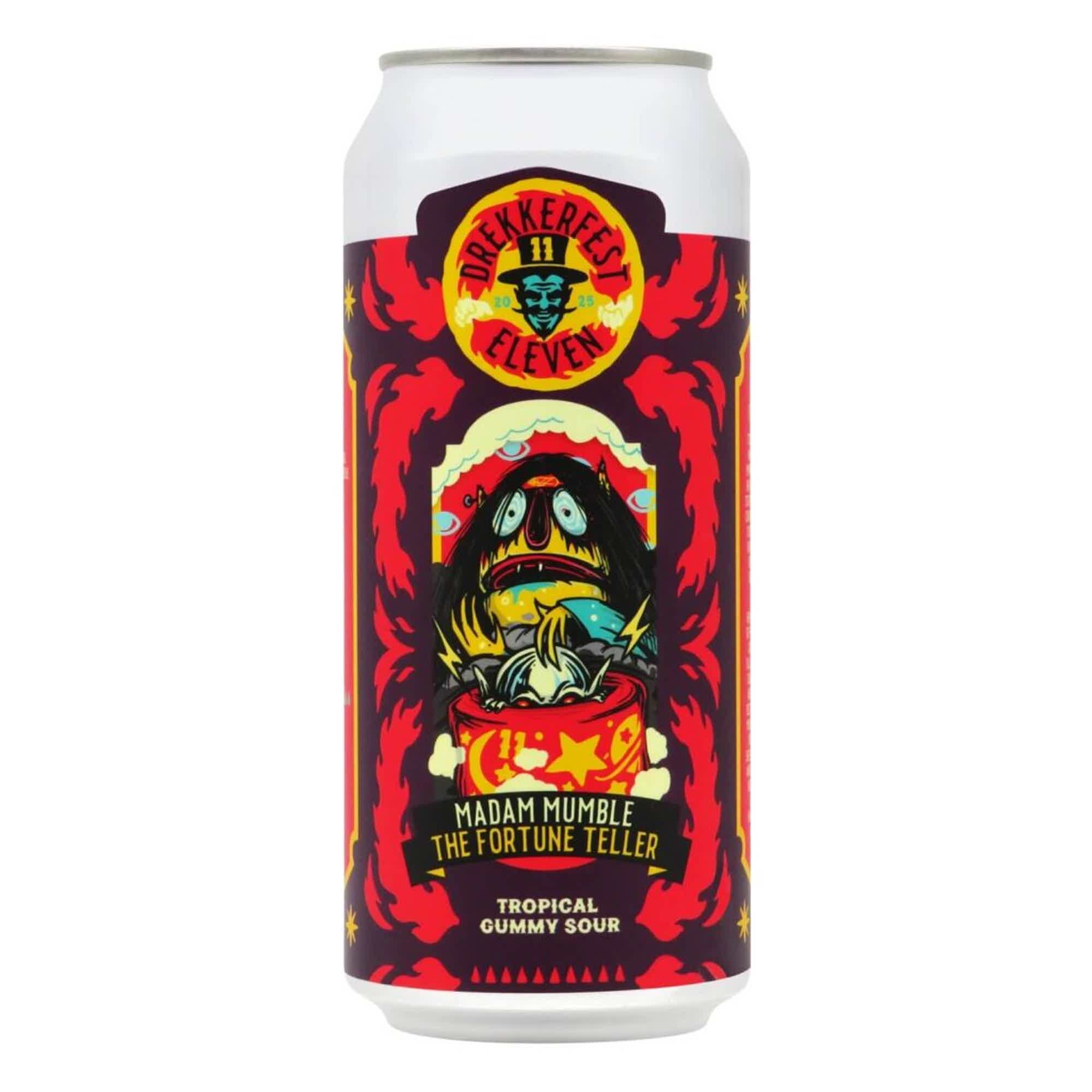 Drekker/Messorem Madam Mumble: The Fortune Teller - DrekkerFest 11 Release Fruited Sour 0,473l 6.4% 0.473L, Beer