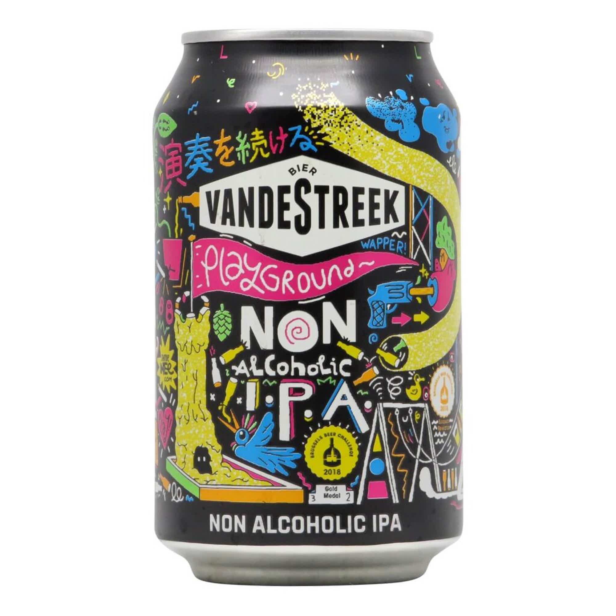 VandeStreek Playground Non-Alcoholic IPA 0,33l 0.5% 0.33L, Beer