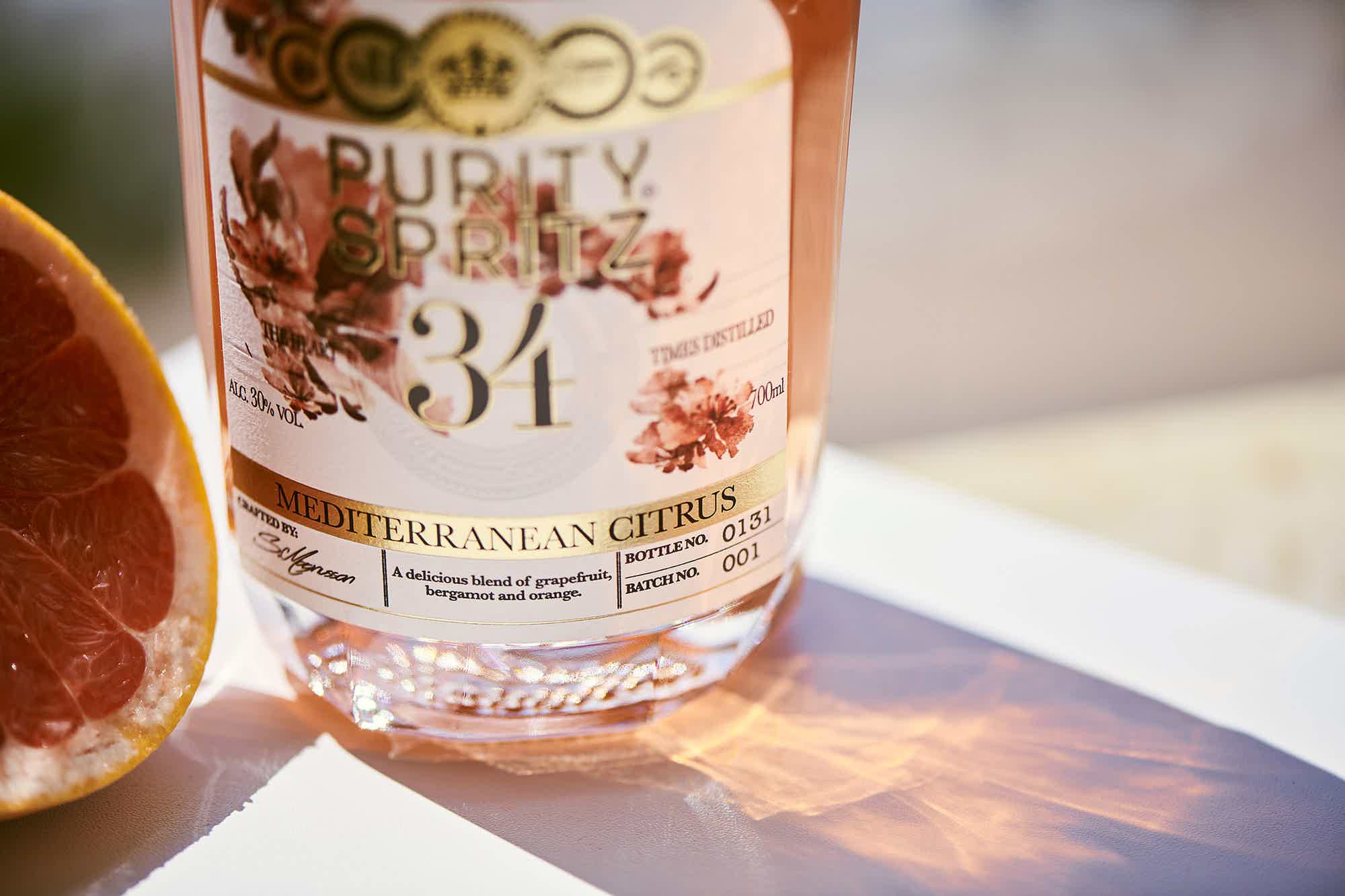 Purity Mediterranean Citrus Flavored Vodka 700 ml 30.0% 0.7L, Spirits