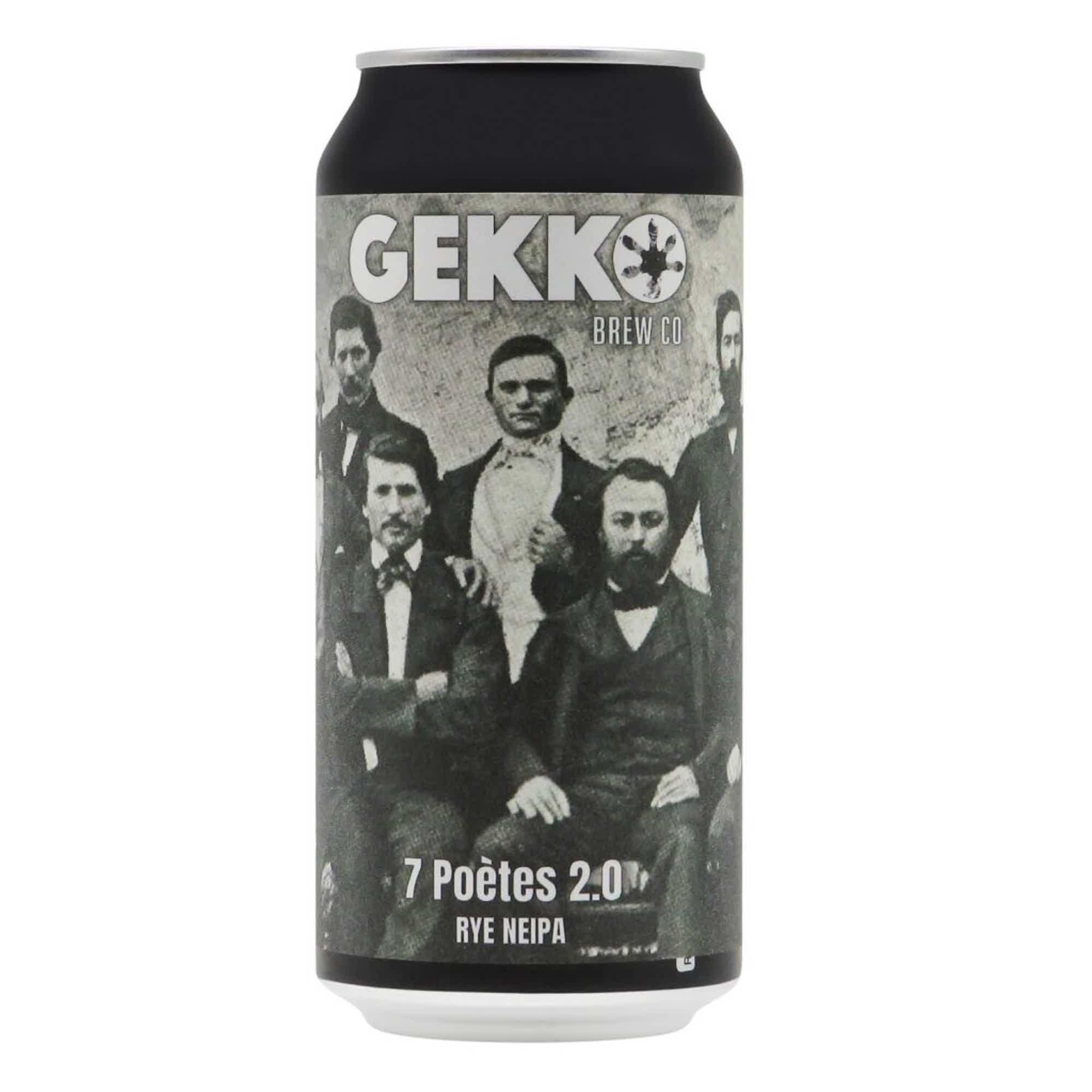 Gekko 7 Poetes 2.0 Rye NEIPA 0,44l 7.0% 0.44L, Beer