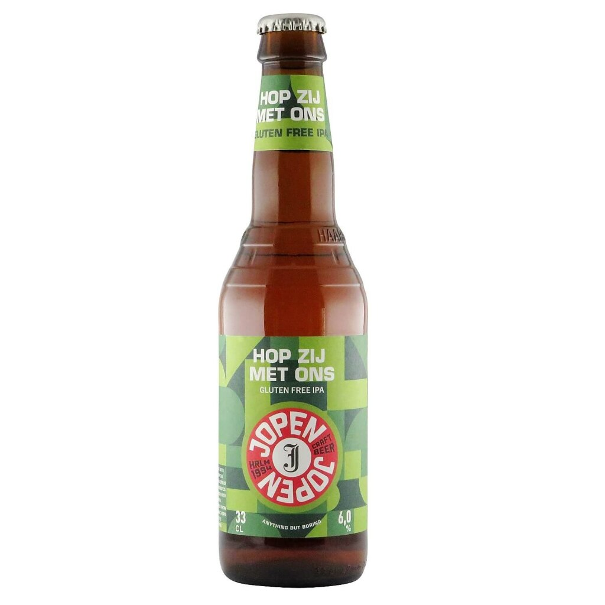 Jopen Hop Zij Met Ons glutenfrei 0,33l 6.0% 0.33L, Beer