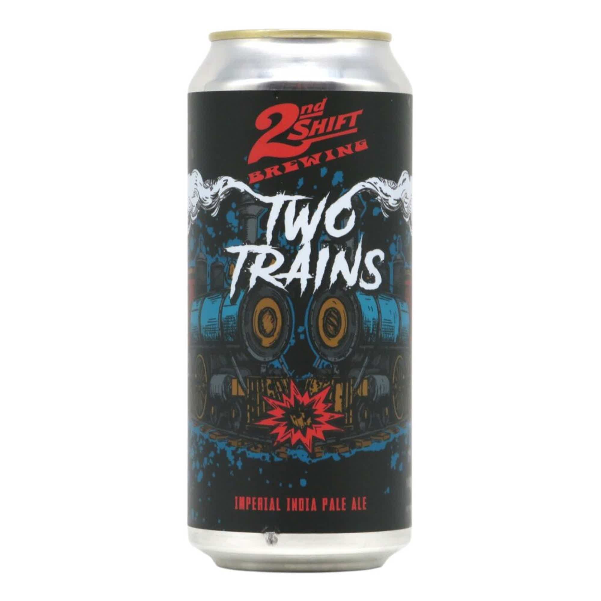 2nd Shift Two Trains Double West Coast IPA 0,473l 9.3% 0.473L, Beer
