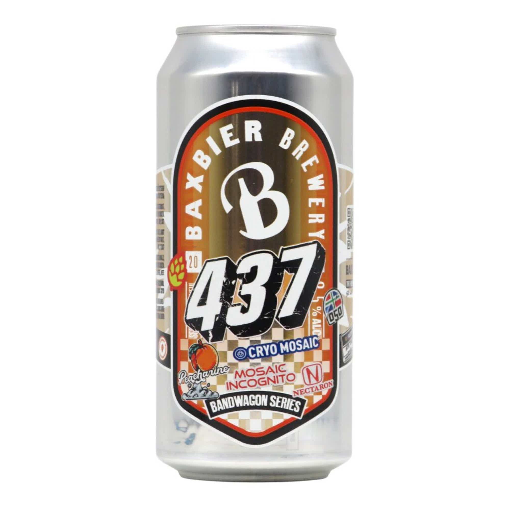 Baxbier Bandwagon 437 New England DIPA 0,44l 8.5% 0.44L, Beer