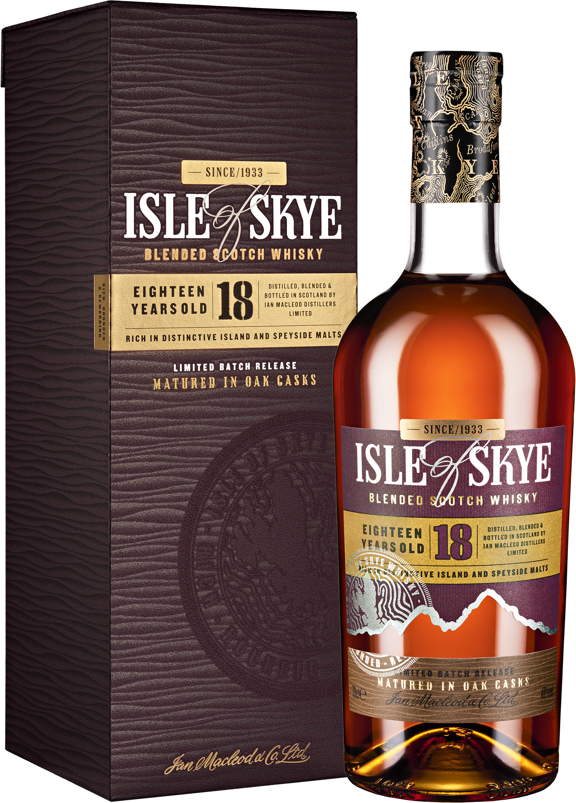 Ian Macleod - Isle of Skye Blended Scotch Whisky 18 years 70cl 40.0% 0.7L, Spirits