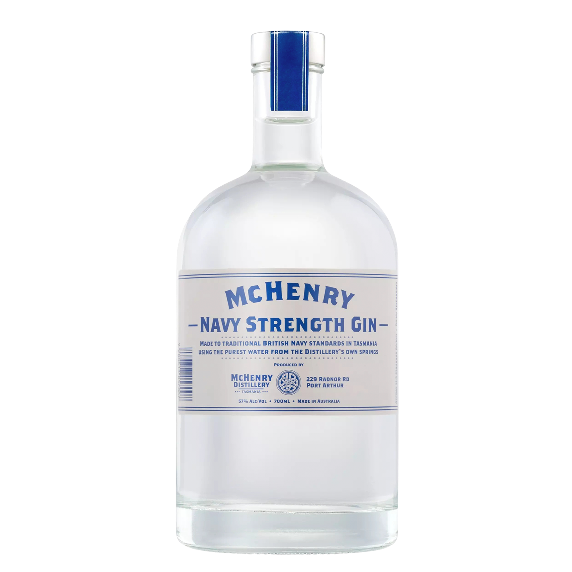 McHenry Distillery - Navy Strength Gin 57.0% 0.7L, Spirits