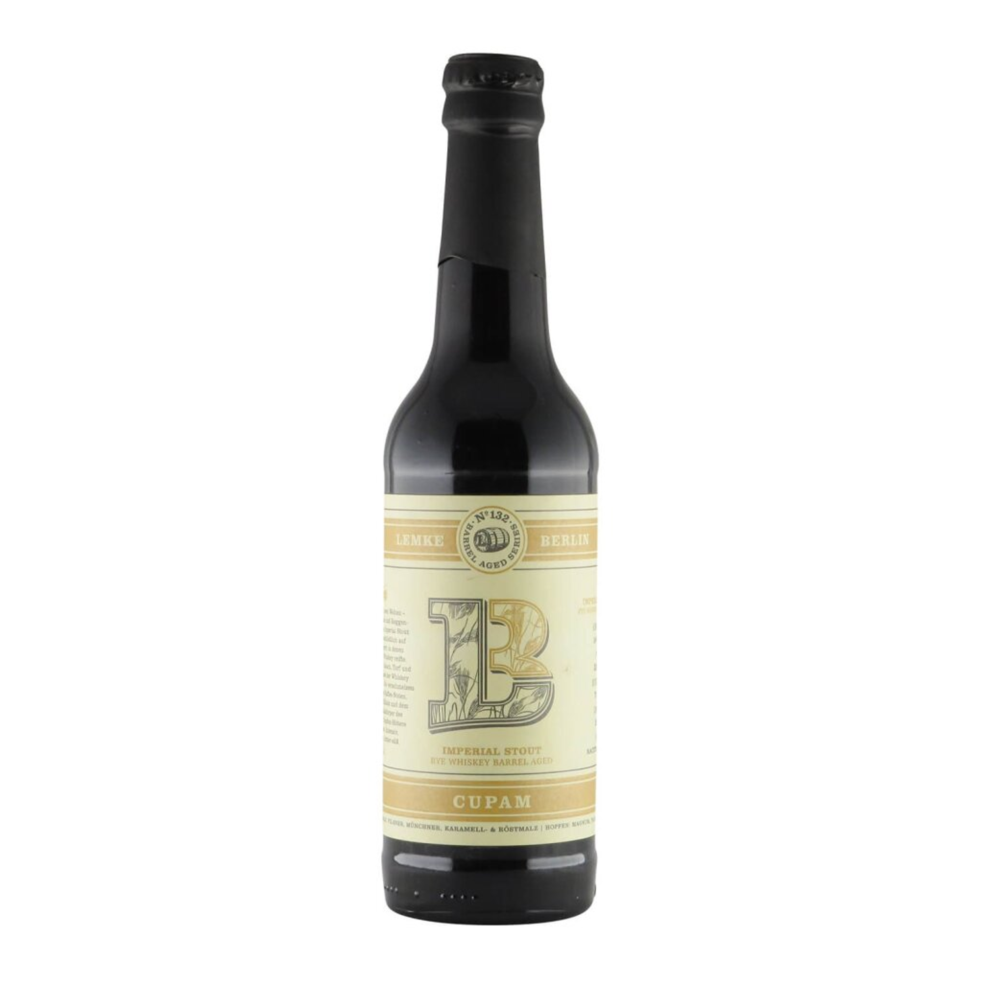 Lemke CUPAM Imperial Stout Rye Whiskey BA 0,33l 14.0% 0.33L, Beer