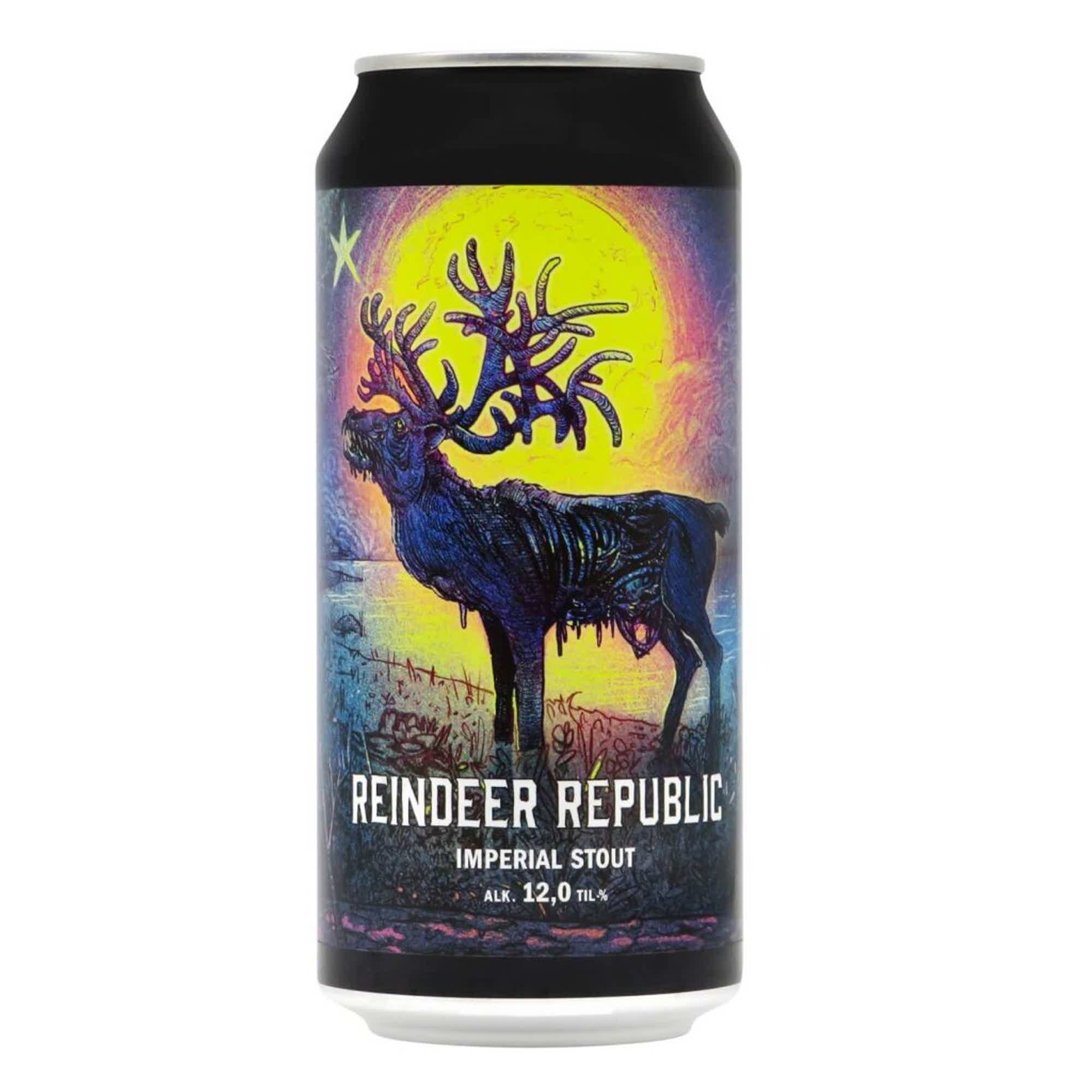 Panimoyhtiö Tuju/Sour Cellars Reindeer Republic BA Imperial Stout 0,44l 12.0% 0.44L, Beer