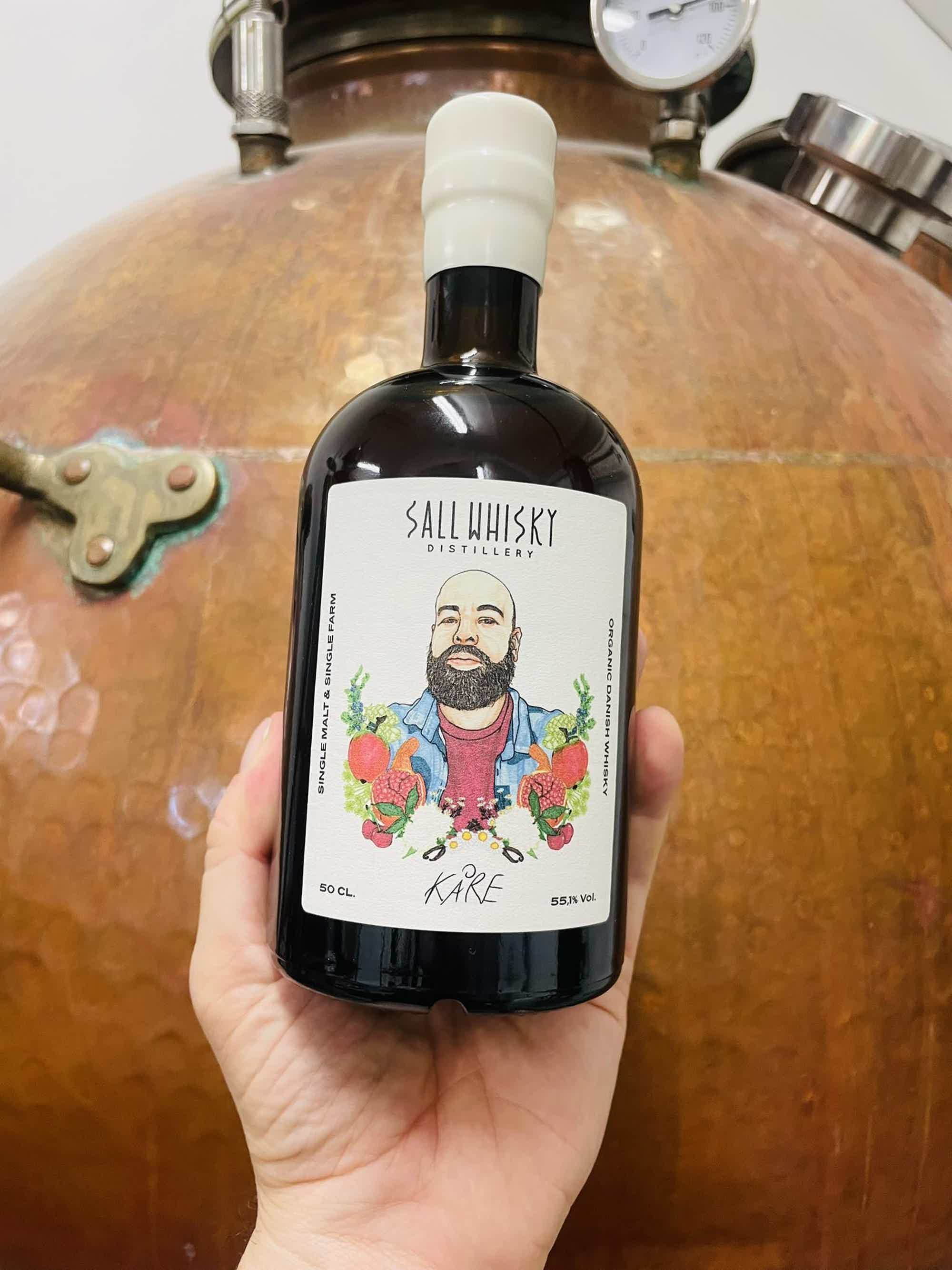 KÅRE, Single Malt Whisky, 50 cl. 55.1% 0.5L, Spirits