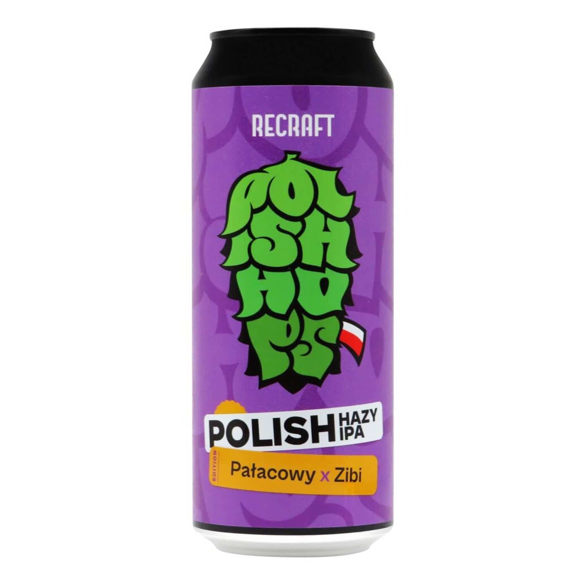 ReCraft Polish Hops: Pałacowy & Zibi Hazy IPA 0,5l 5.4% 0.5L, Beer