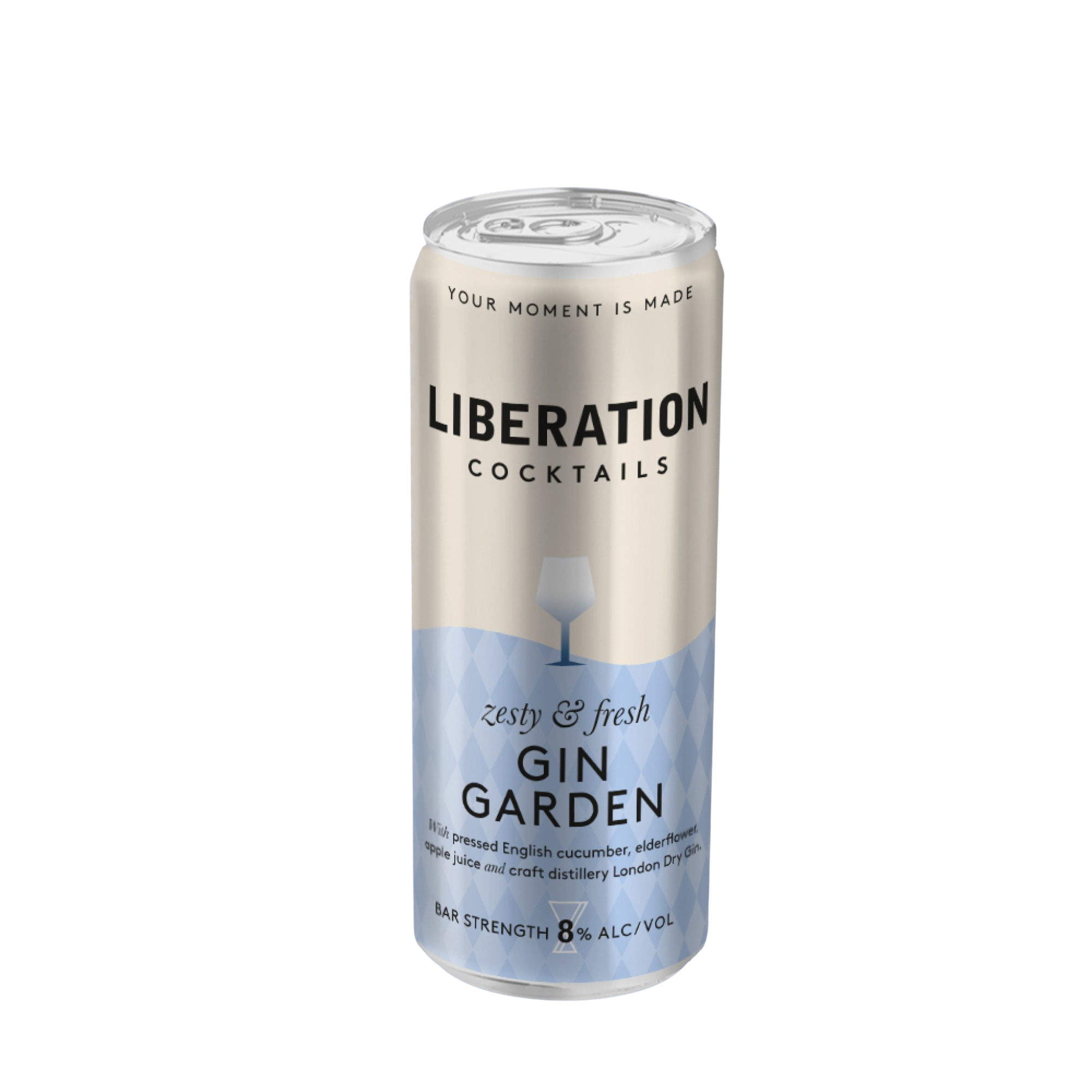 Liberation Gin Garden 8.0% 0.2L, Spirits