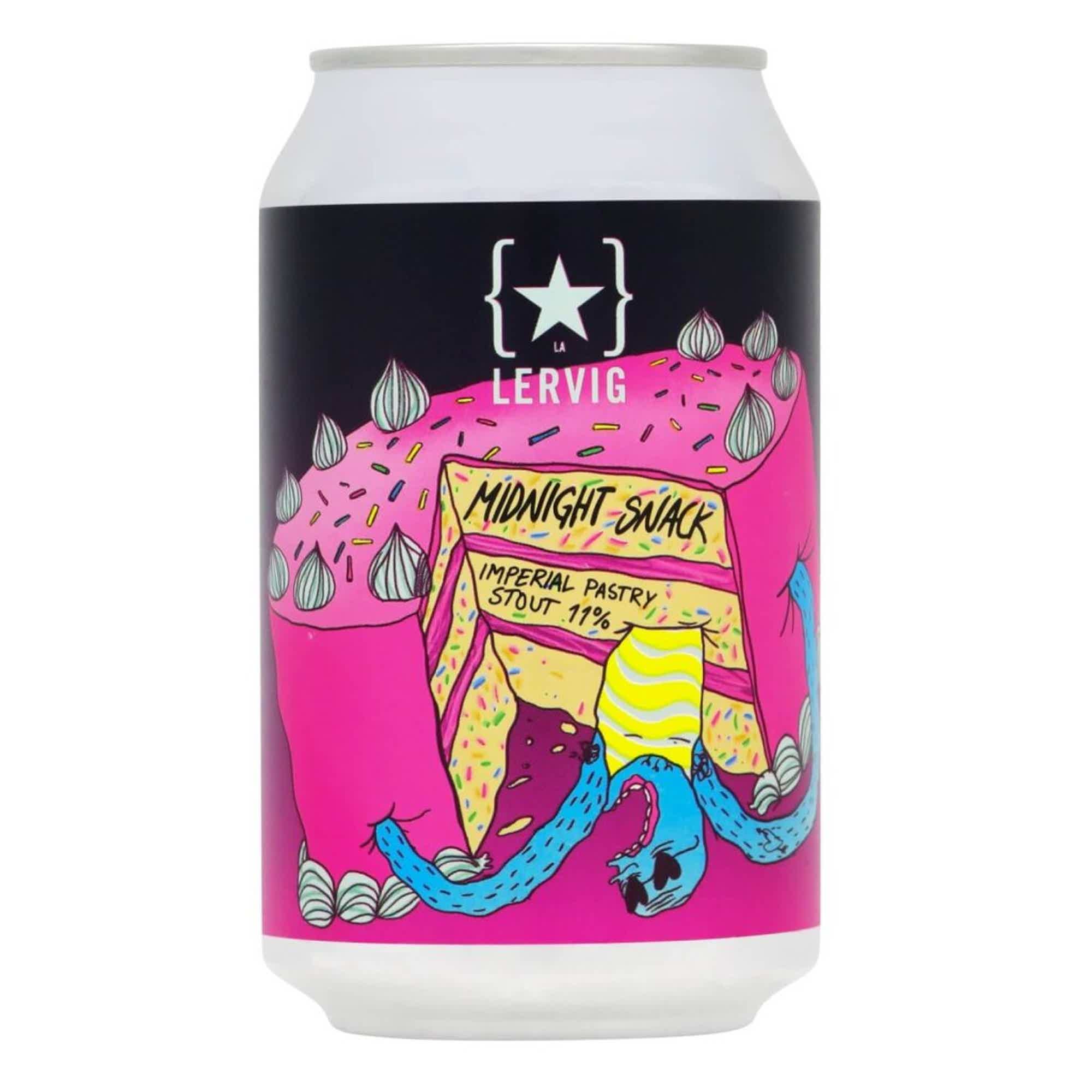Lervig Midnight Snack Imperial Pastry Stout 0,33l 11.0% 0.33L, Beer