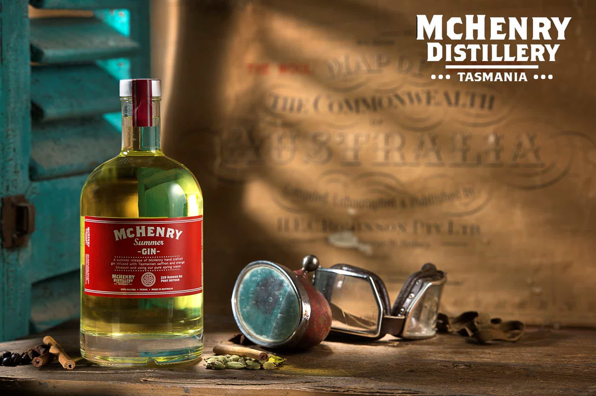 McHenry Destillery - Summer Gin Saffron 40.0% 0.7L, Spirits