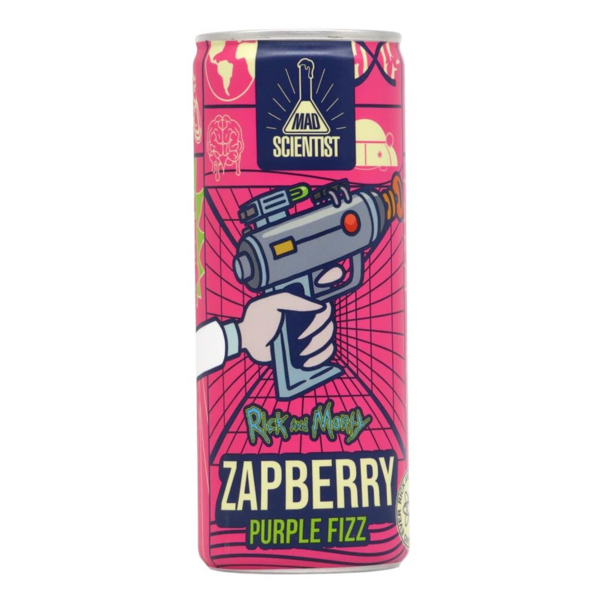 Mad Scientist Rick And Morty - Zapberry Purple Fizz 0,25l 0.0% 0.25L, Beer