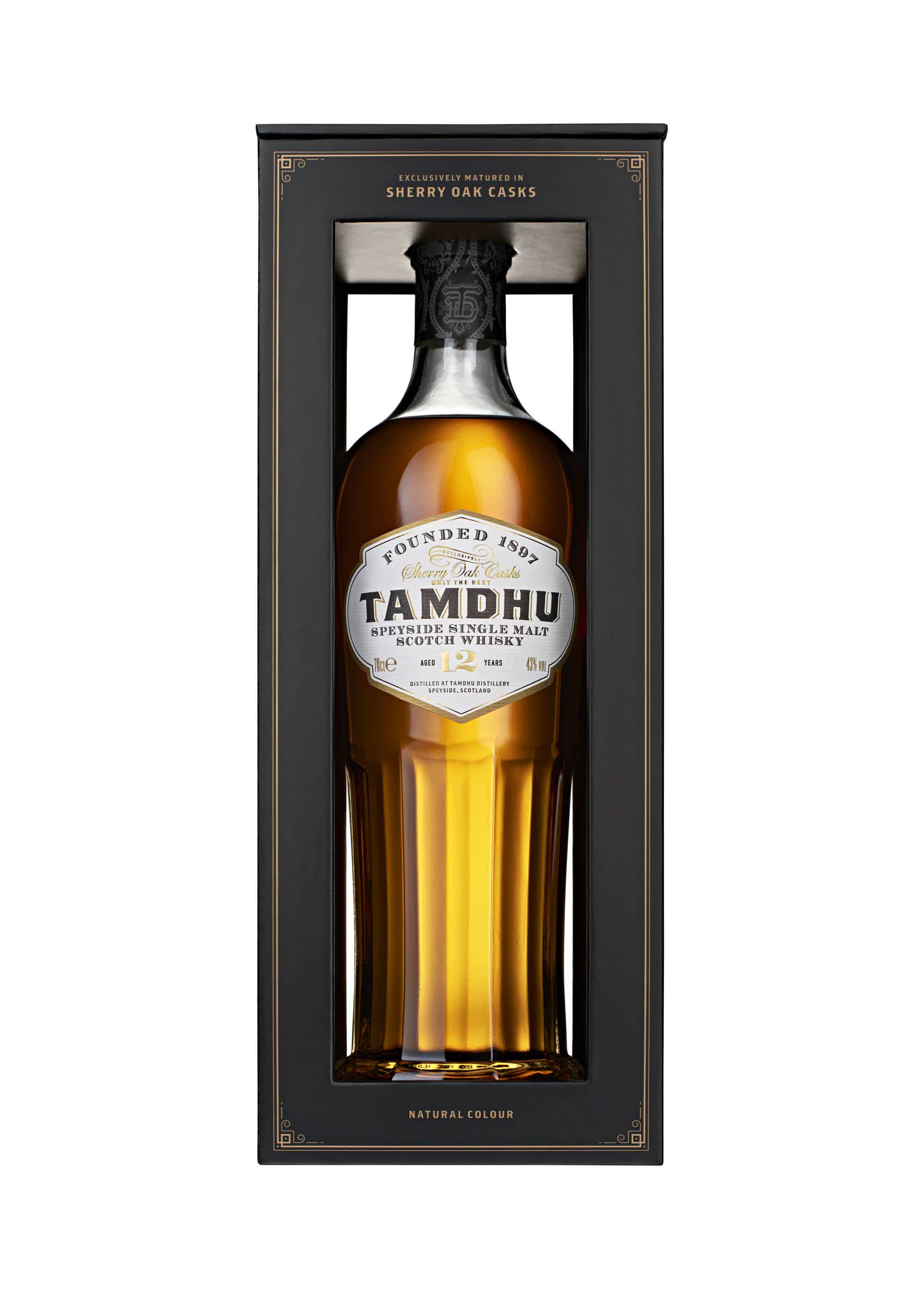 TAMDHU SINGLE MALT - 12YO 43.0% 0.7L, Spirits