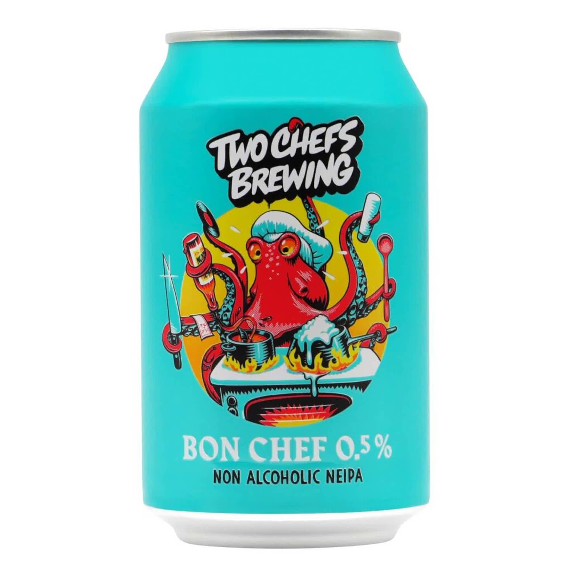 Two Chefs Brewing Bon Chef NEIPA Alkoholfrei 0,33l 0.0% 0.33L, Beer