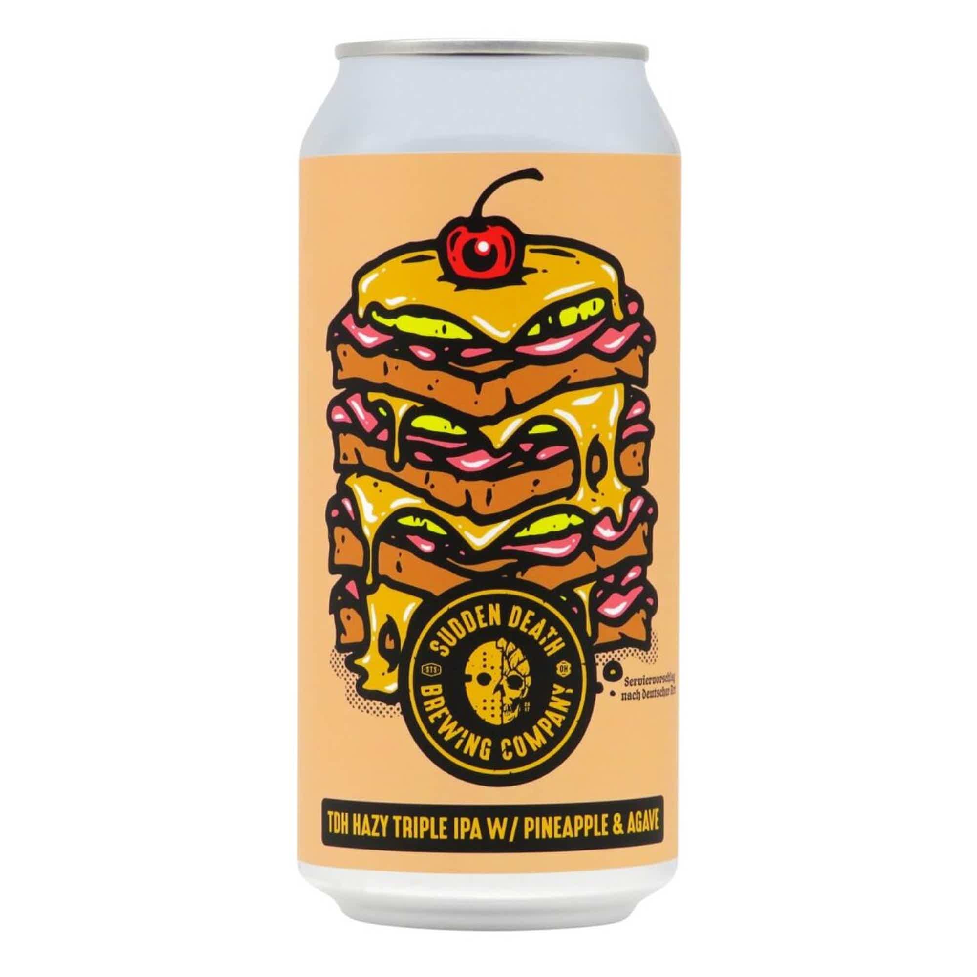 Sudden Death Gourmet Cuisine! Pineapple & Agave TDH Hazy Triple IPA 0,44l 11.0% 0.44L, Beer