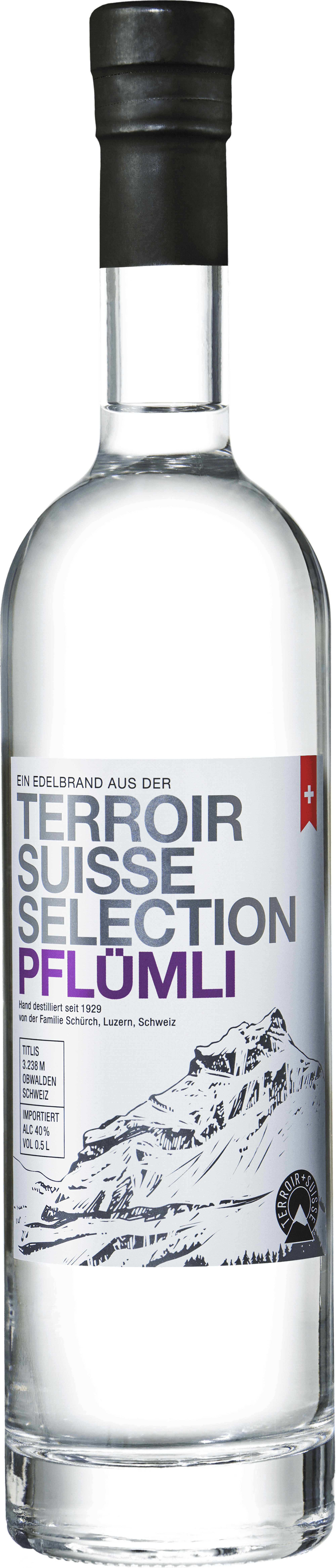 Terroir Suisse Selection Pflümli 40.0% 0.5L, Spirits