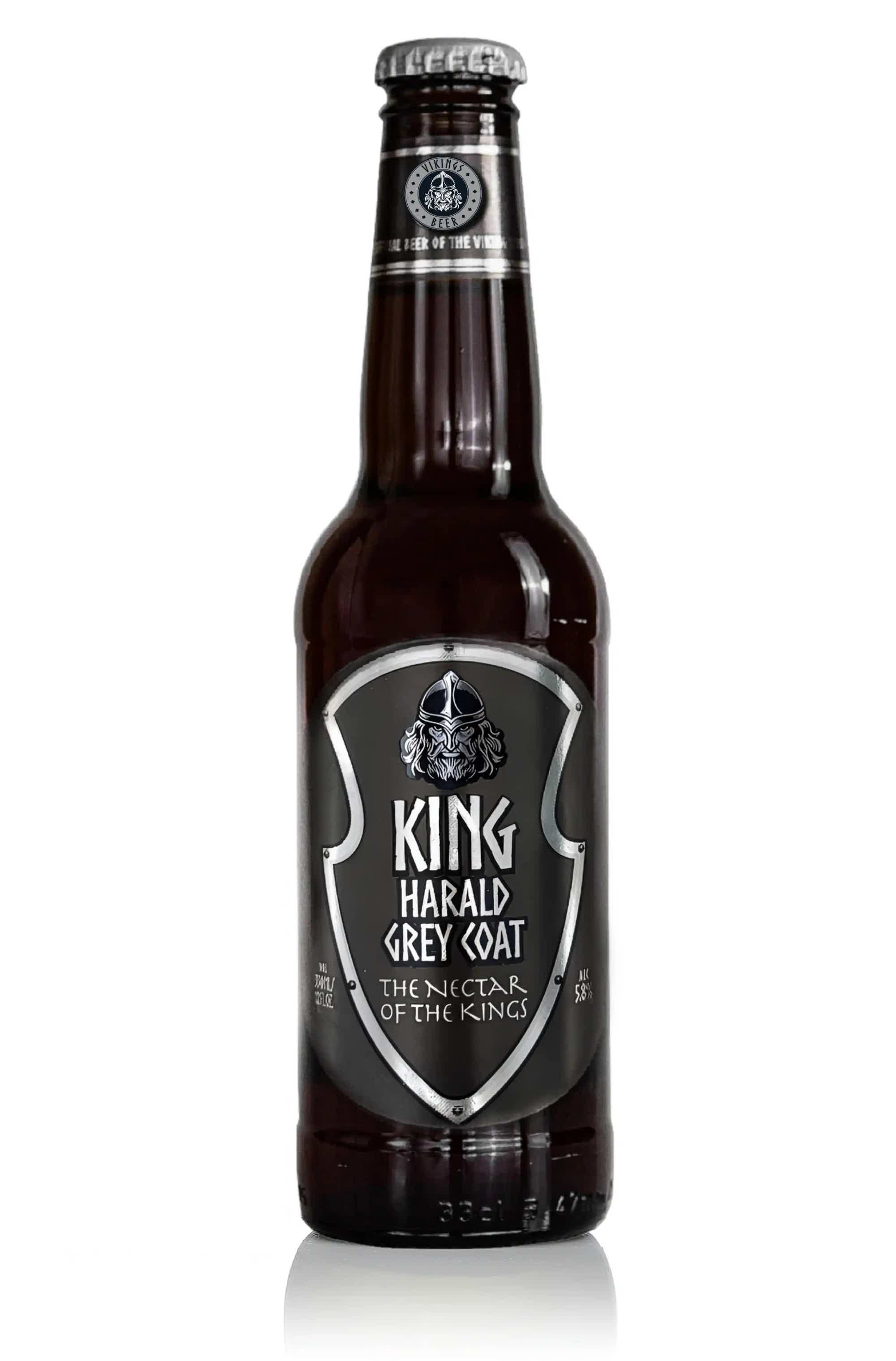 Vikings Beer - Beer King Harald Grey Coat 5,8% 0.33 l 5.8% 0.33L, Beer