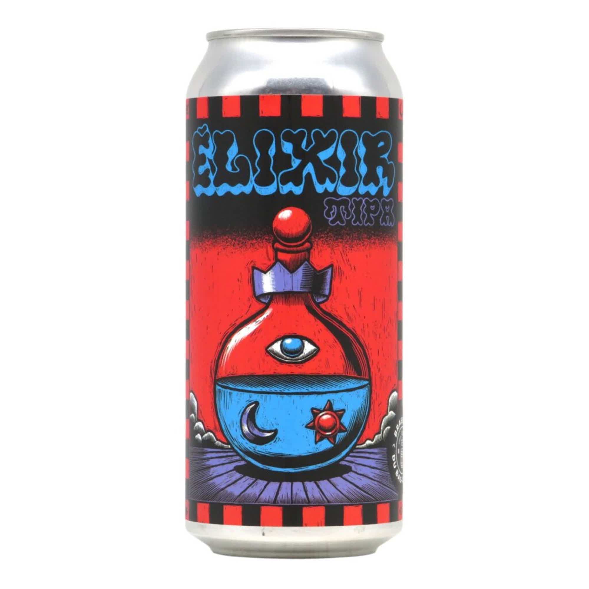 Brasserie du Bas-Canada/BreWskey Élixir-TIPA Triple NEIPA 0,473l 10.0% 0.473L, Beer