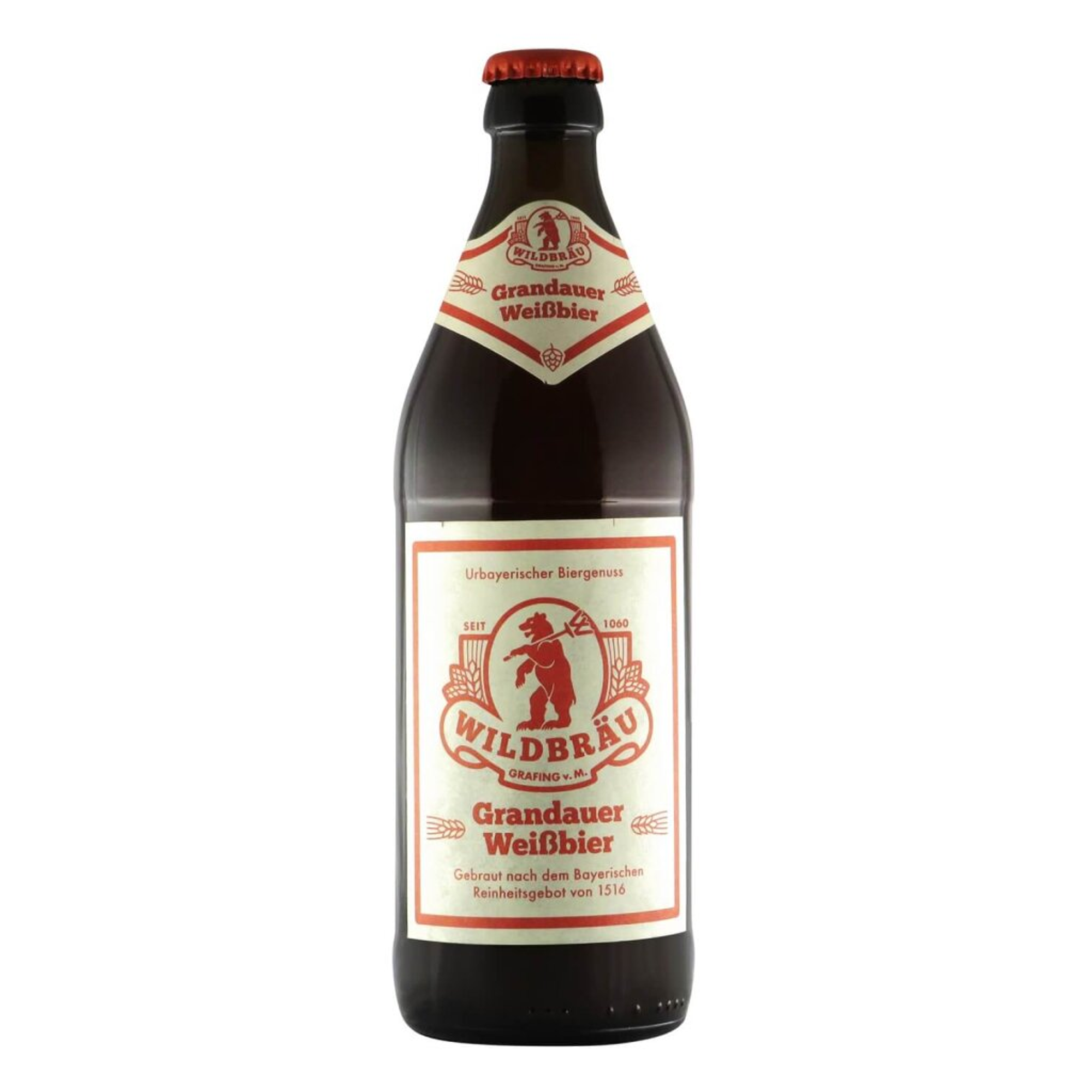 Wildbräu Grandauer Weißbier 0,5l 5.1% 0.5L, Beer