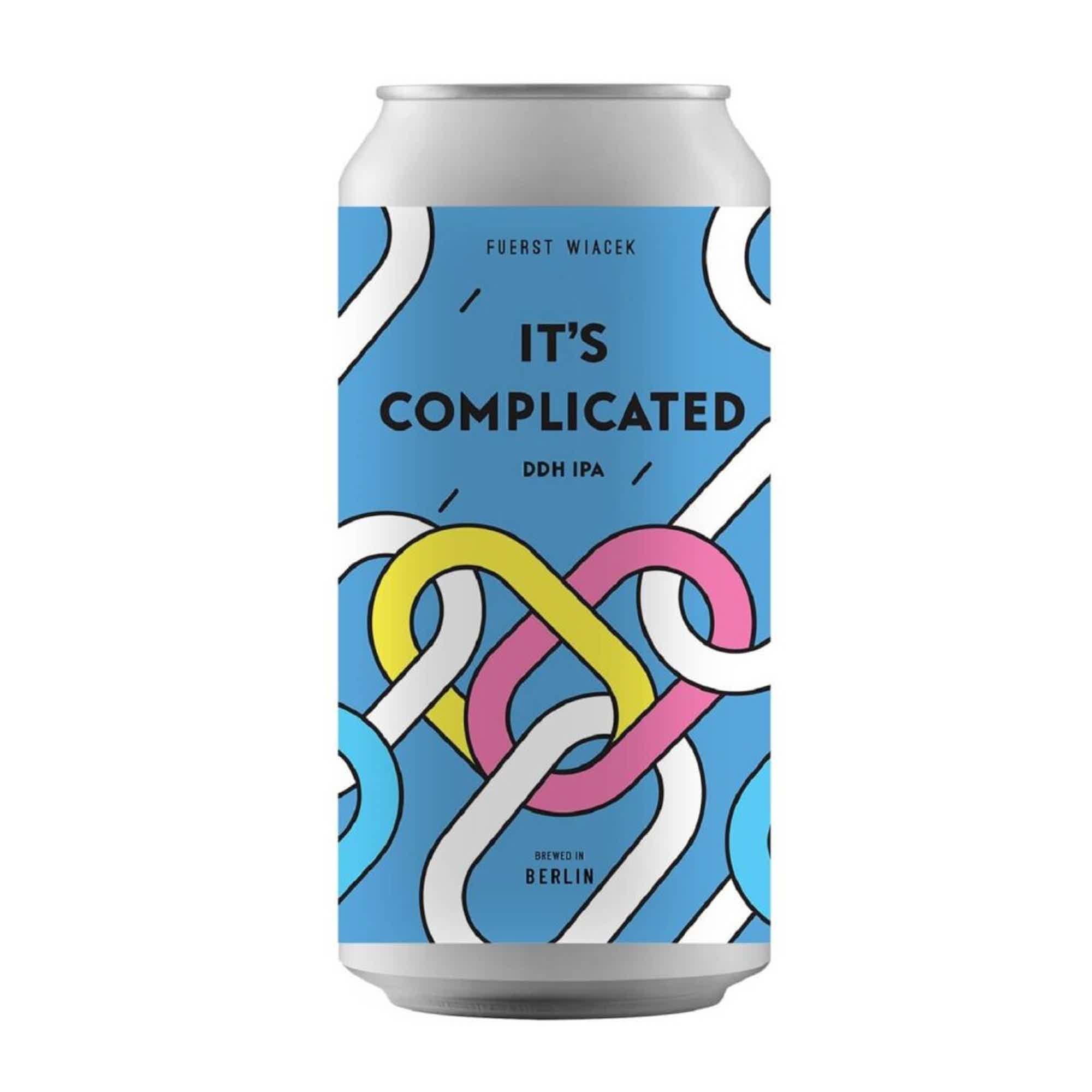 Fuerst Wiacek x Finback It's Complicated DDH IPA (NEW BATCH 25) 0,44l 6.8% 0.44L, Beer
