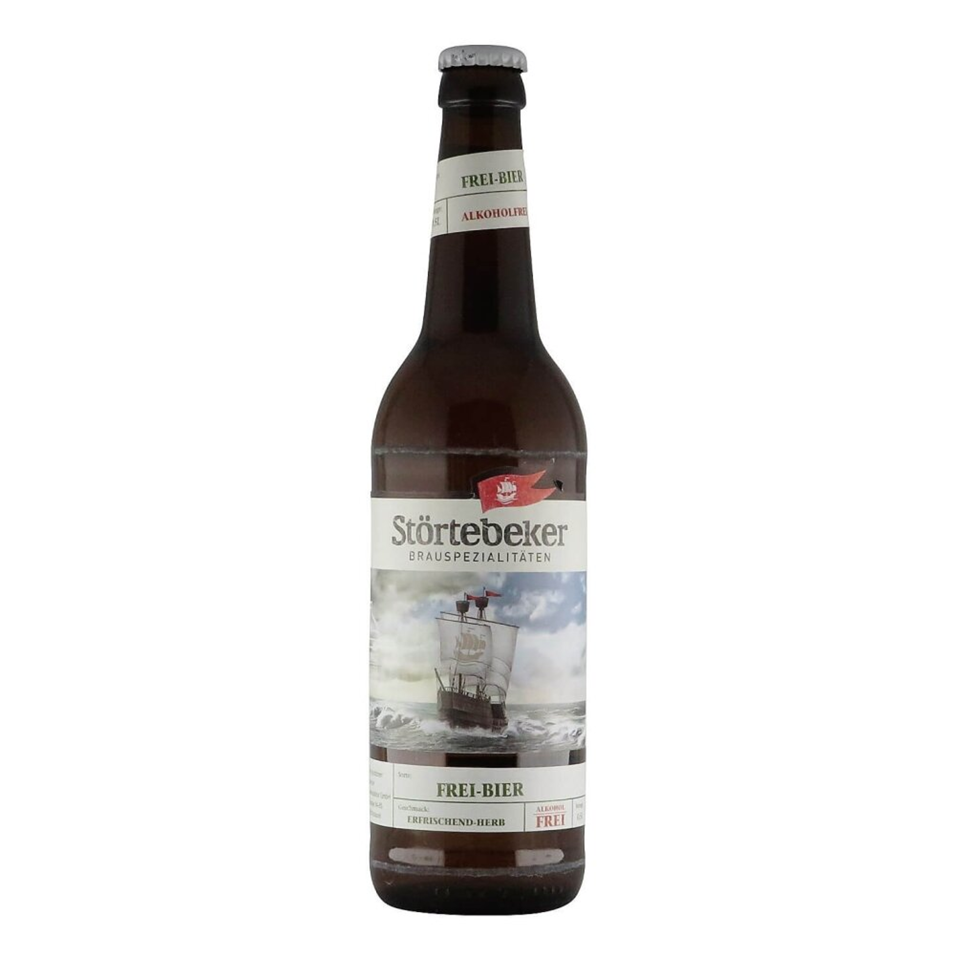 Störtebeker BIO Freibier Alkoholfrei 0,5l 0.5% 0.5L, Beer