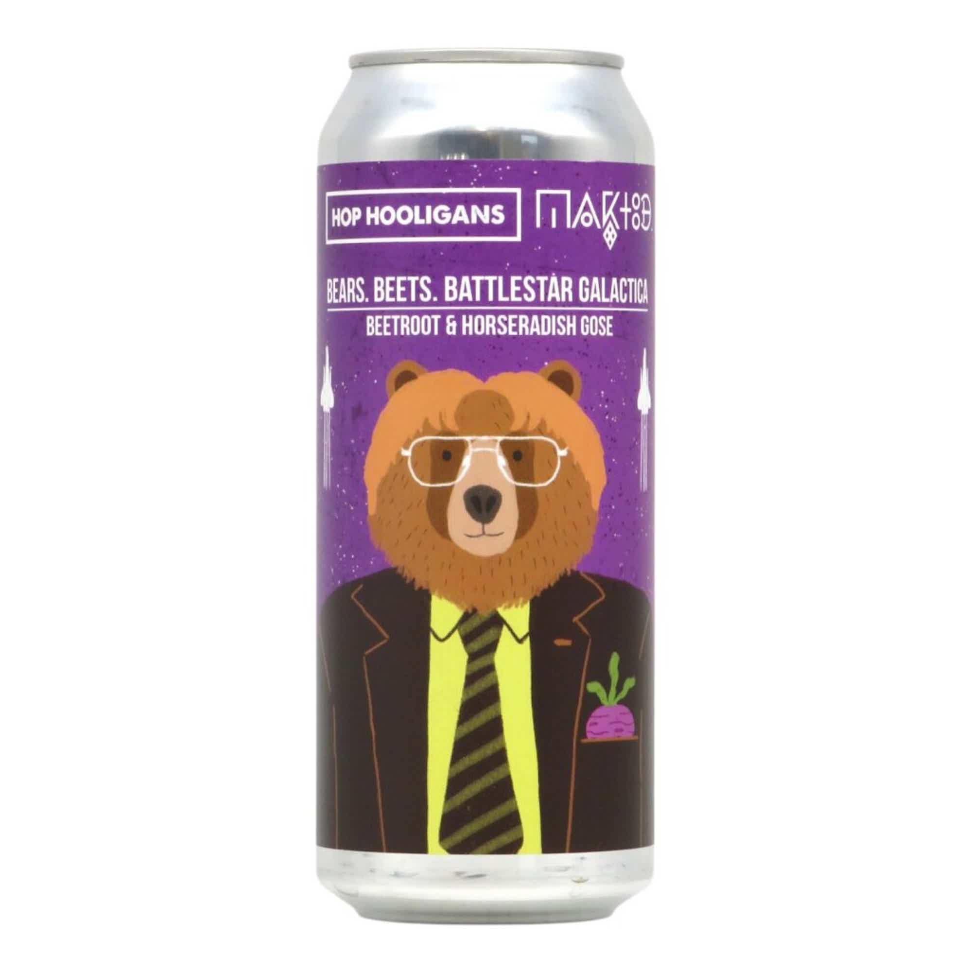 Hop Hooligans/Maktoob Bears. Beets. Battlestar Galactica Gose 0,5l 5.0% 0.5L, Beer
