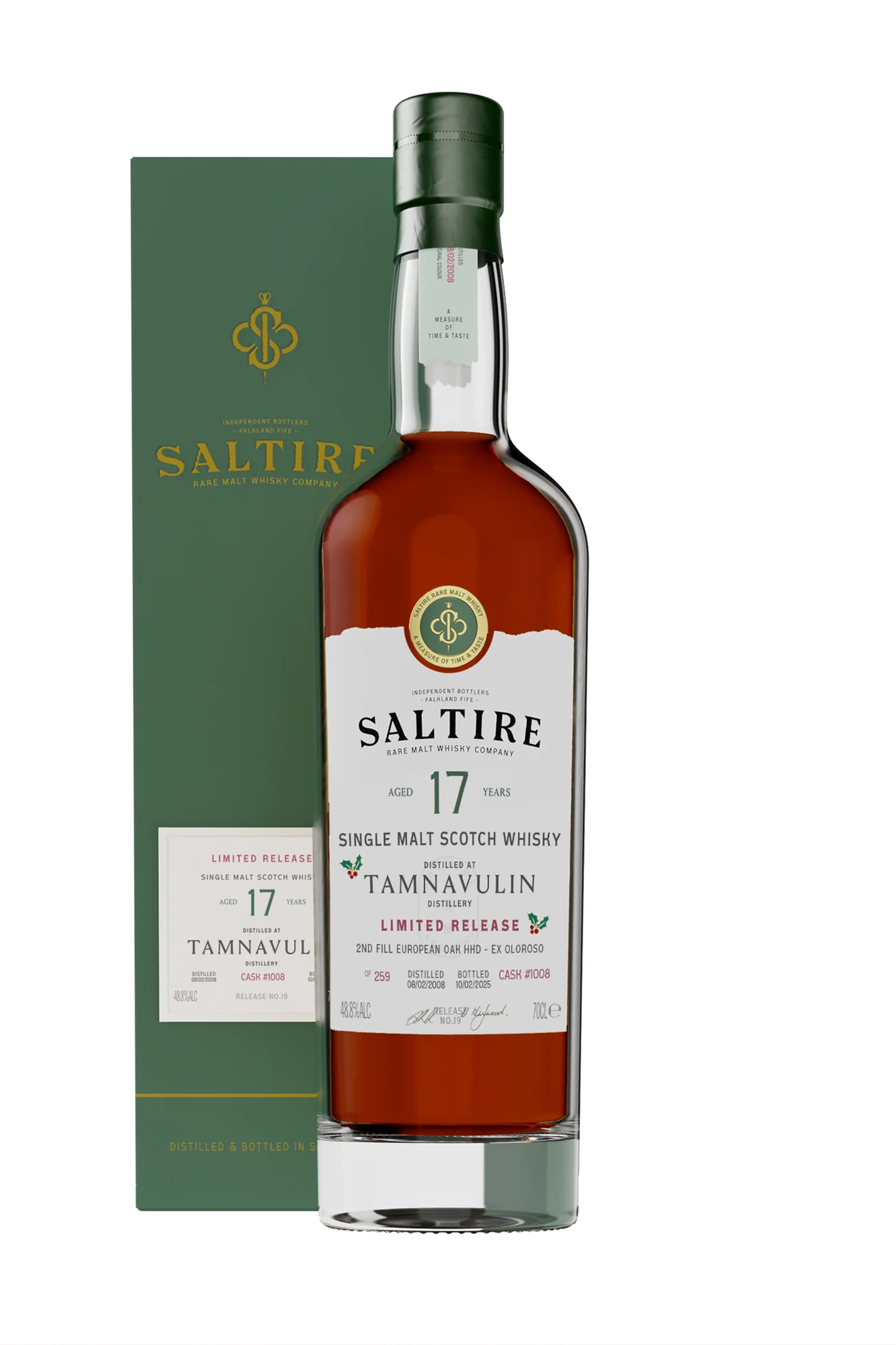 Saltire Rare Malt - Tamnavulin 17yo Christmas Release 2025 48.8% 0.7L, Spirits