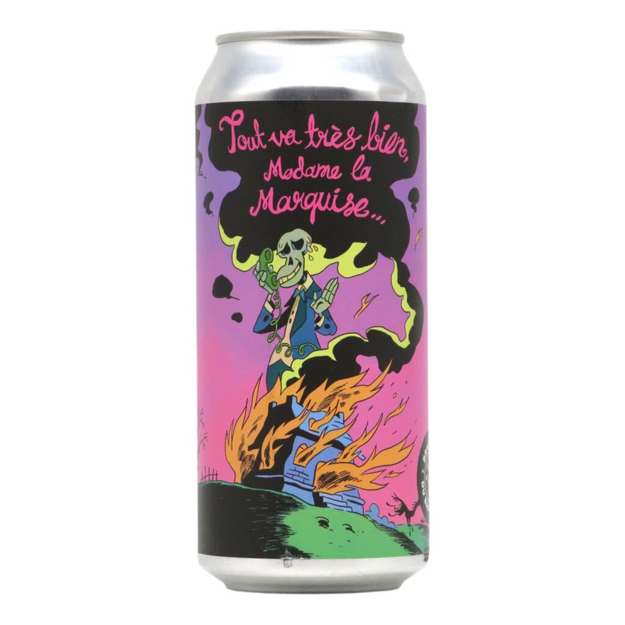 Brasserie du Bas-Canada Tout Va Très Bien Madame La Marquise Quadruple IPA 0,473l 11.3% 0.473L, Beer