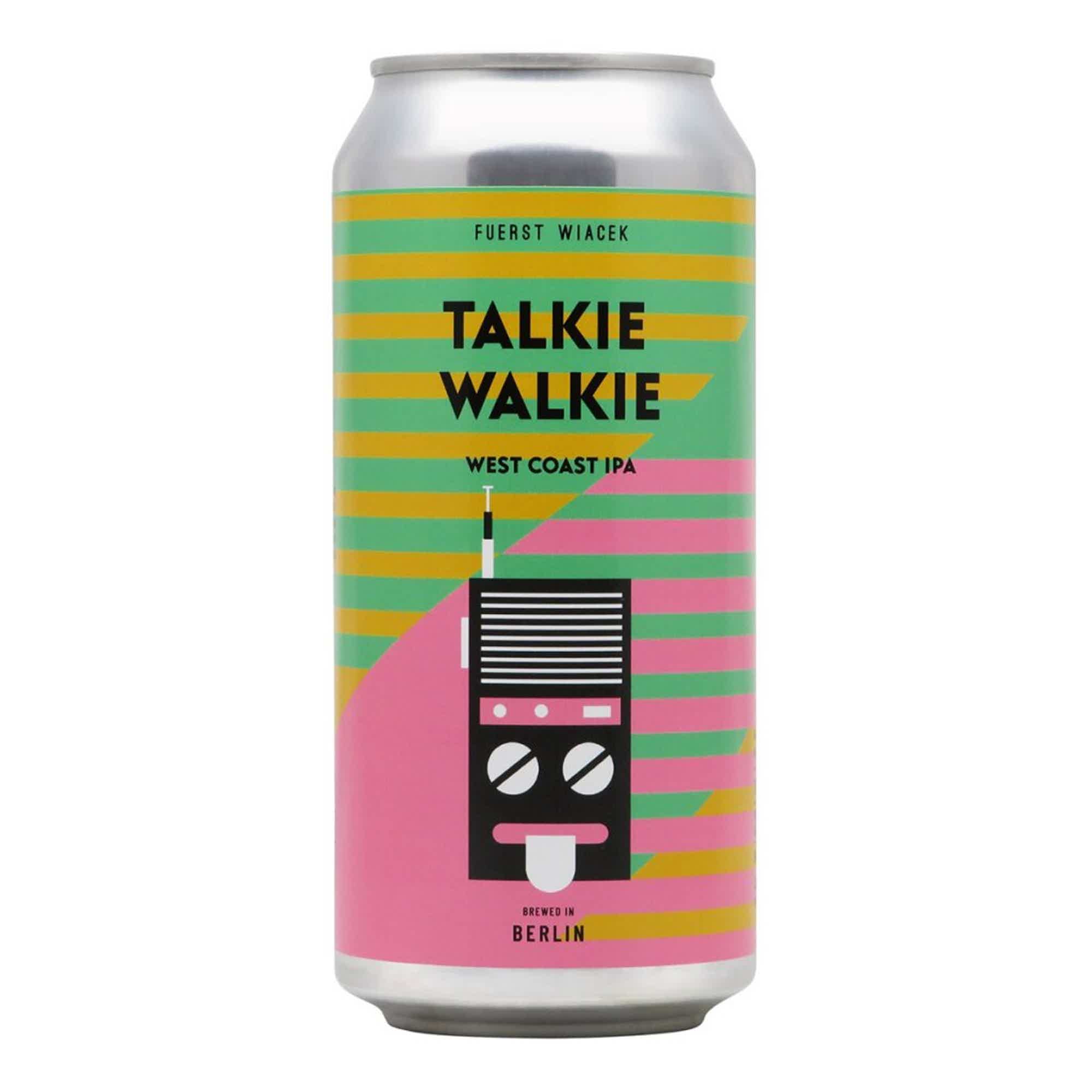Fuerst Wiacek Talkie Walkie West Coast IPA (NEW BATCH 26) 0,44l 6.2% 0.44L, Beer