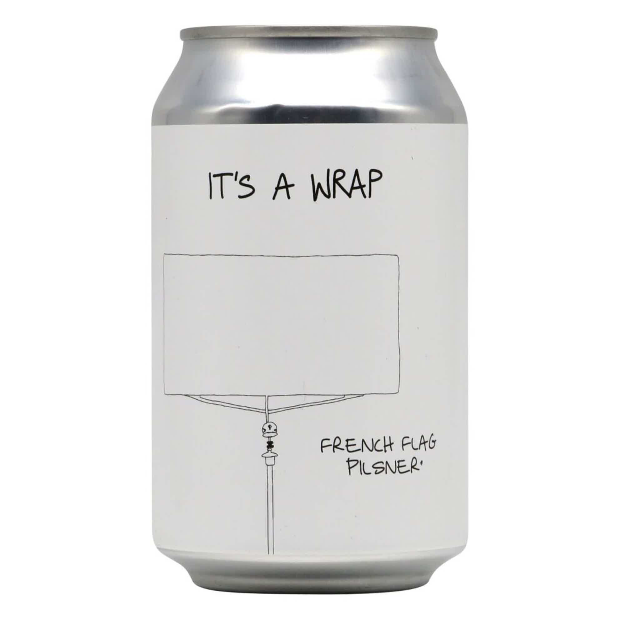 It's A Wrap Brewing French Flag Pilsner 0,33l 4.8% 0.33L, Beer