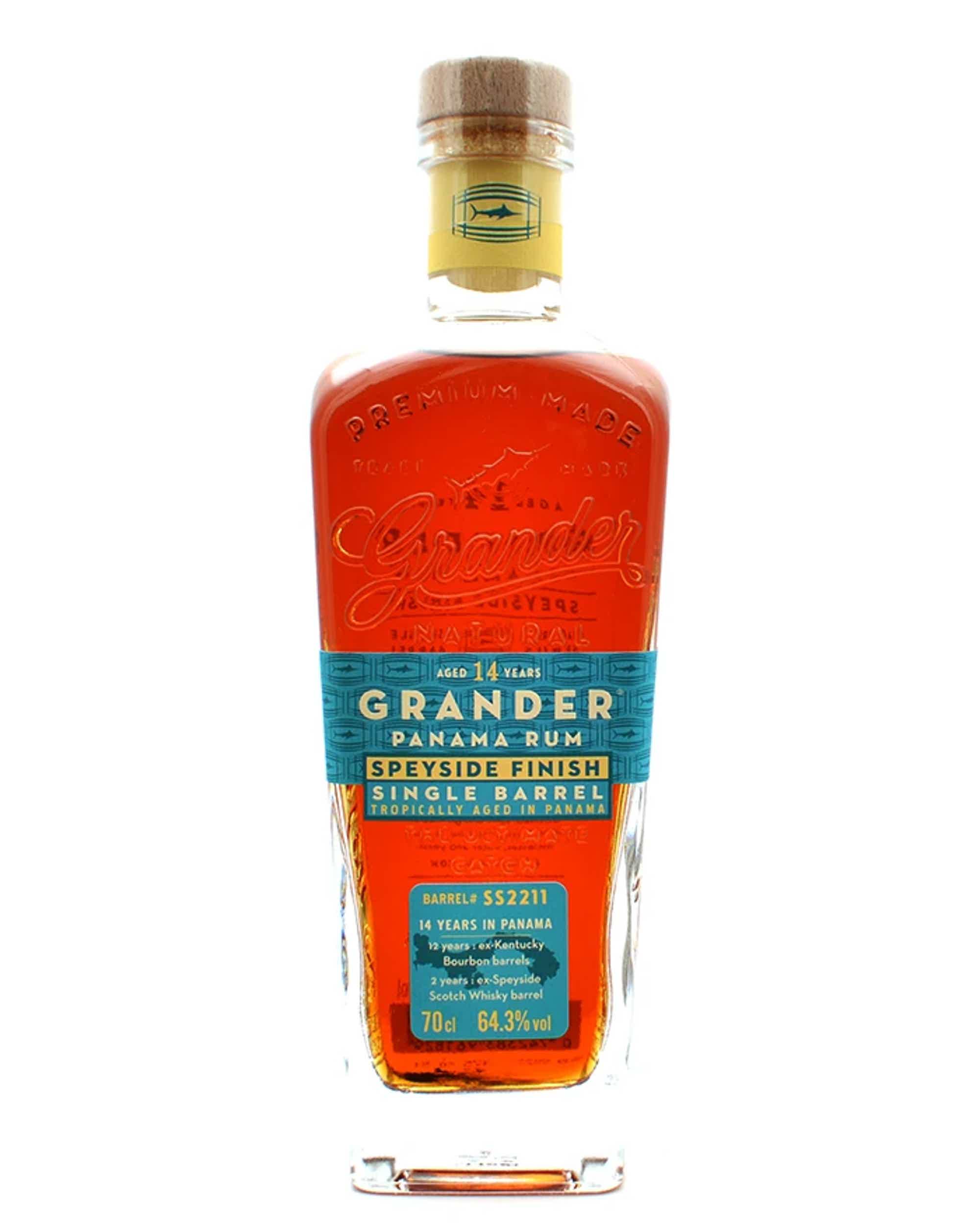 Grander Rum - 14y Speyside Cask 64.0% 0.7L, Spirits