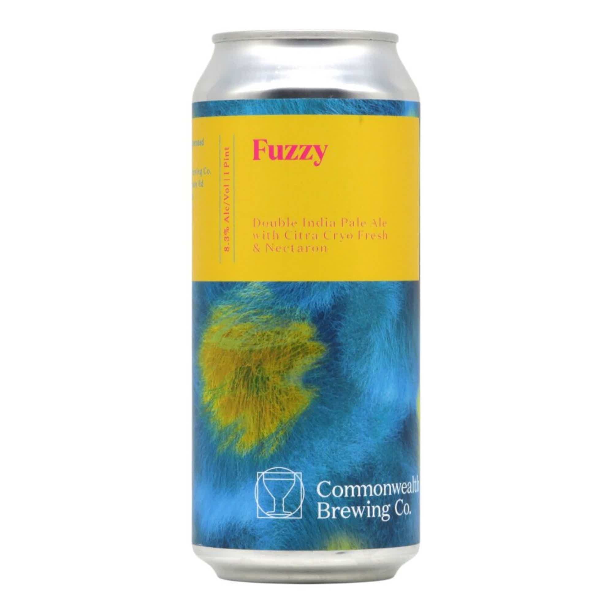 Commonwealth Fuzzy Double NEIPA 0,473l 8.3% 0.473L, Beer