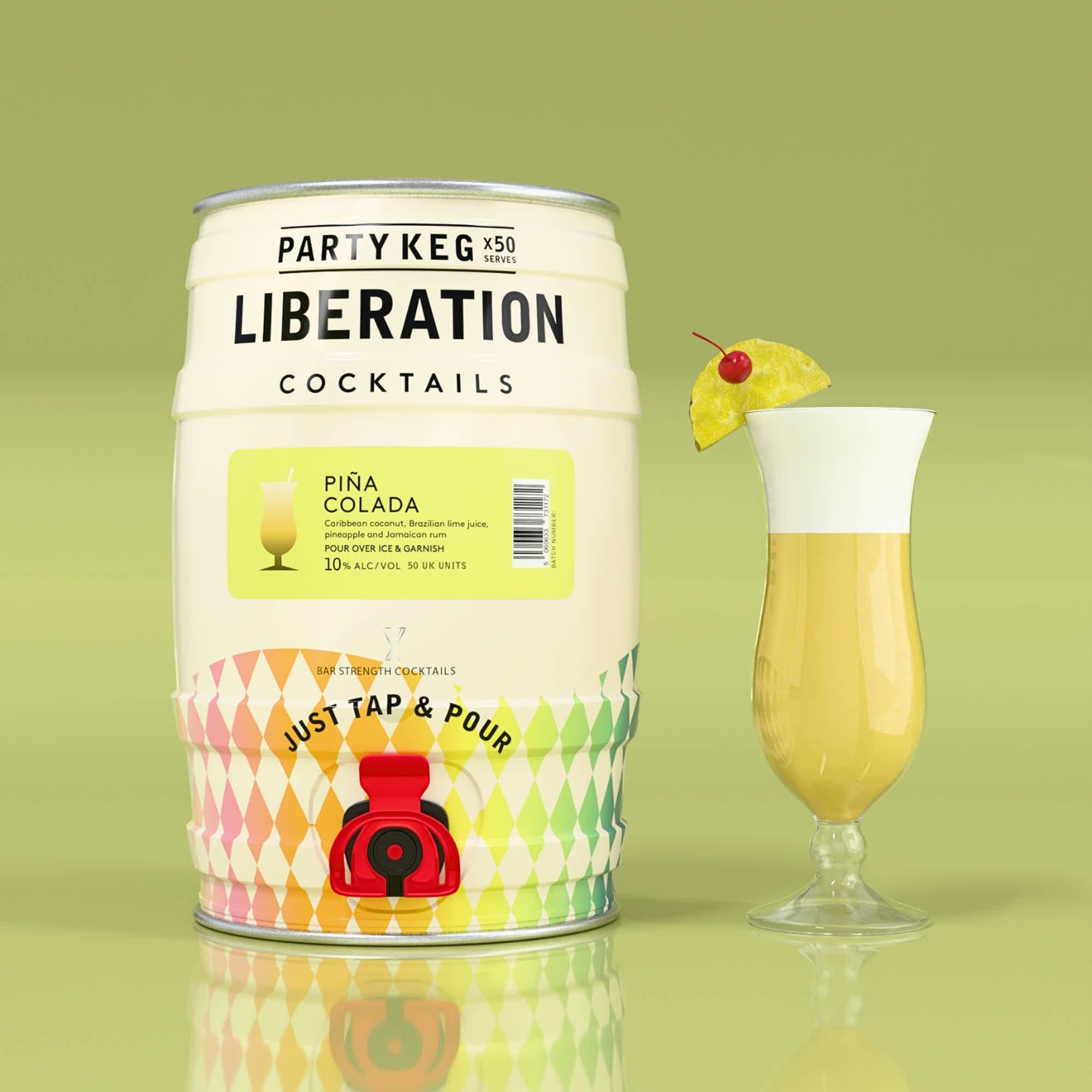 Piña Colada 5L Party Keg 10.0% 5.0L, Spirits